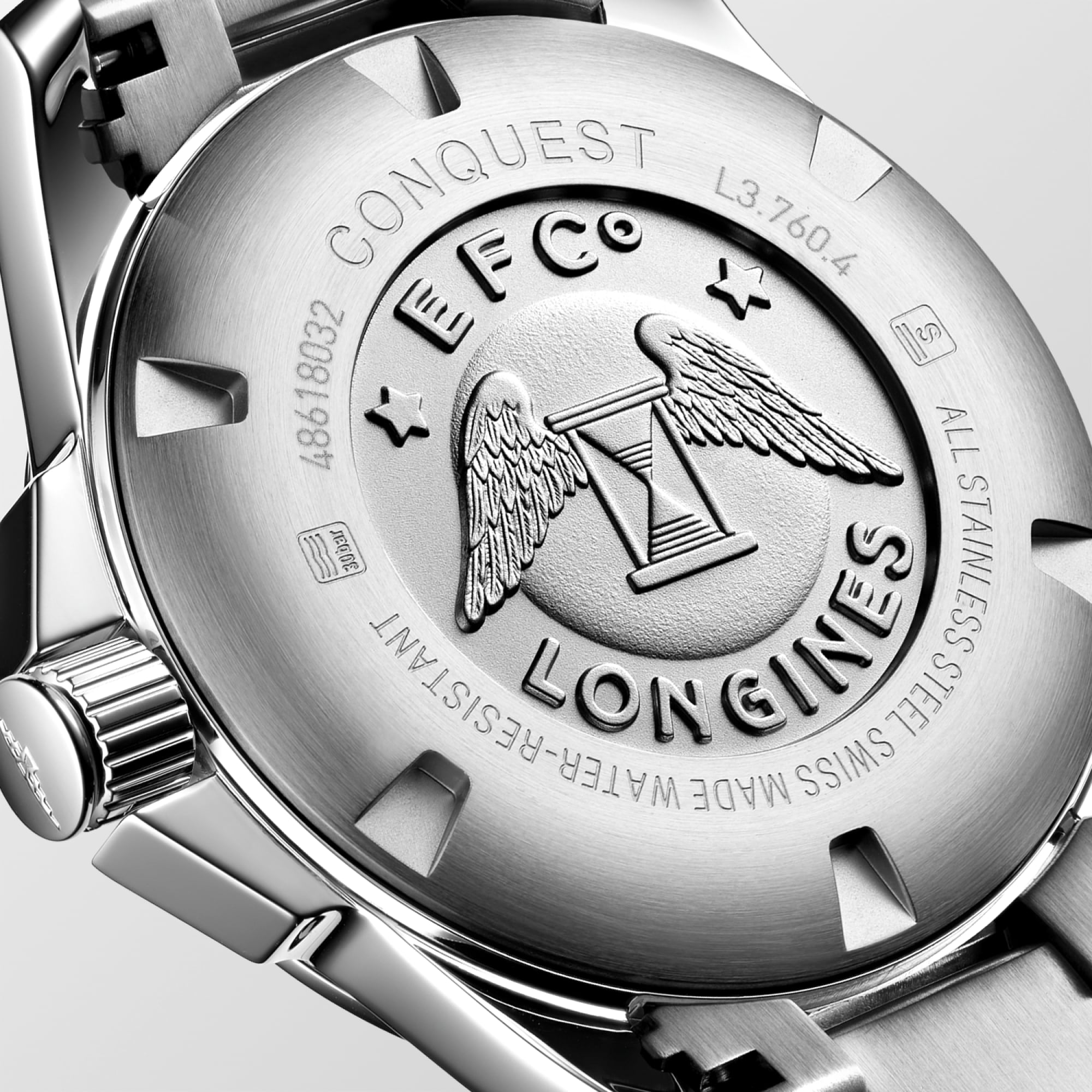 Longines Conquest 43mm Sunray Silver Watch