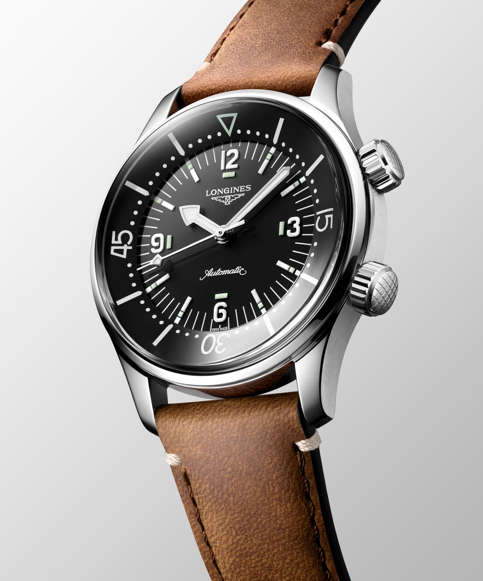 Longines Heritage Legend Diver 39mm Black Dial