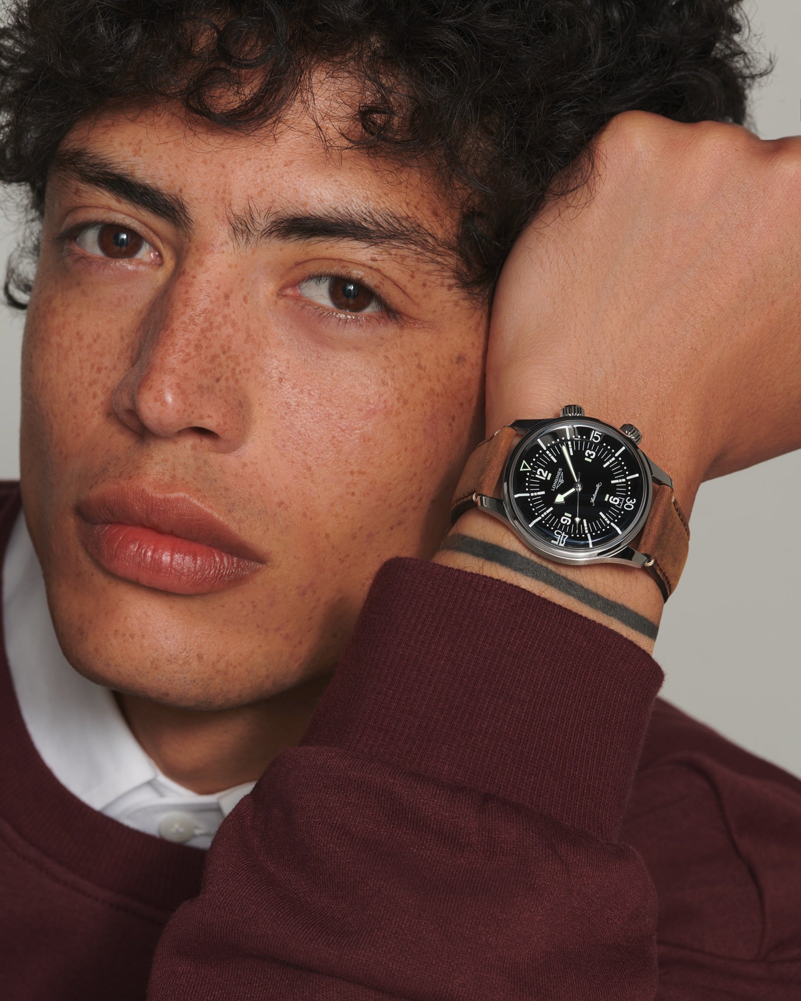Longines Heritage Legend Diver 39mm Black Dial