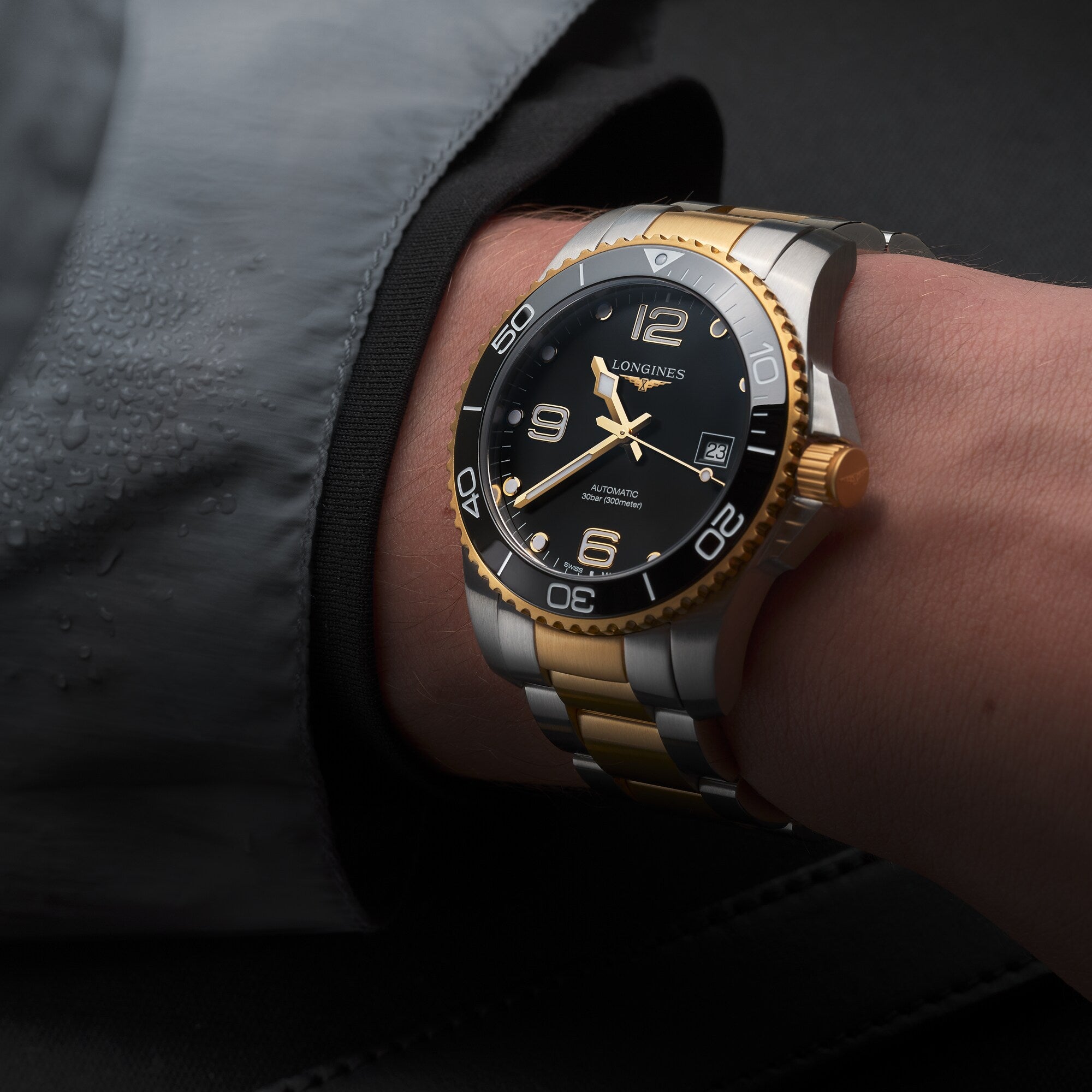 Longines HydroConquest 41mm Black Ceramic Automatic Watch
