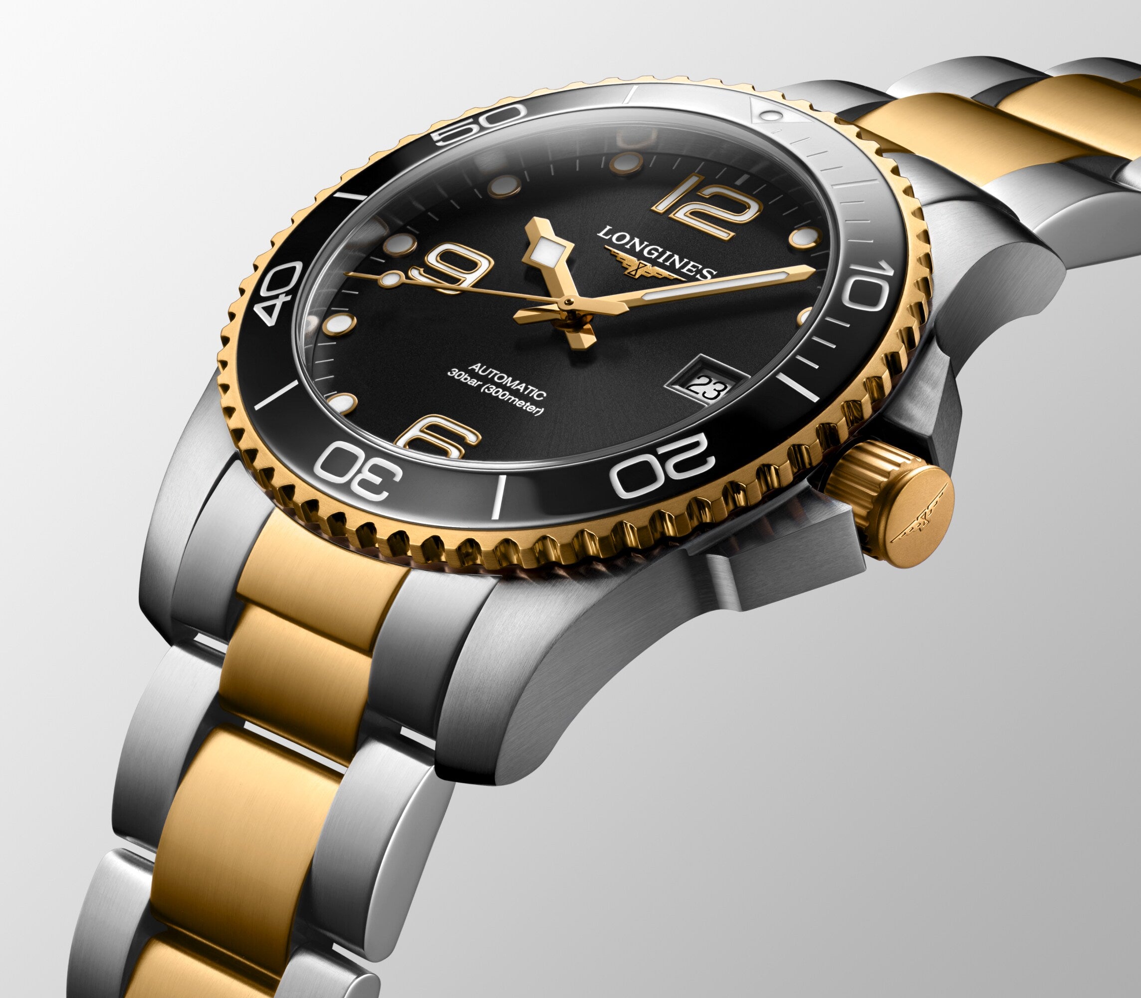 Longines HydroConquest 41mm Black Ceramic Automatic Watch