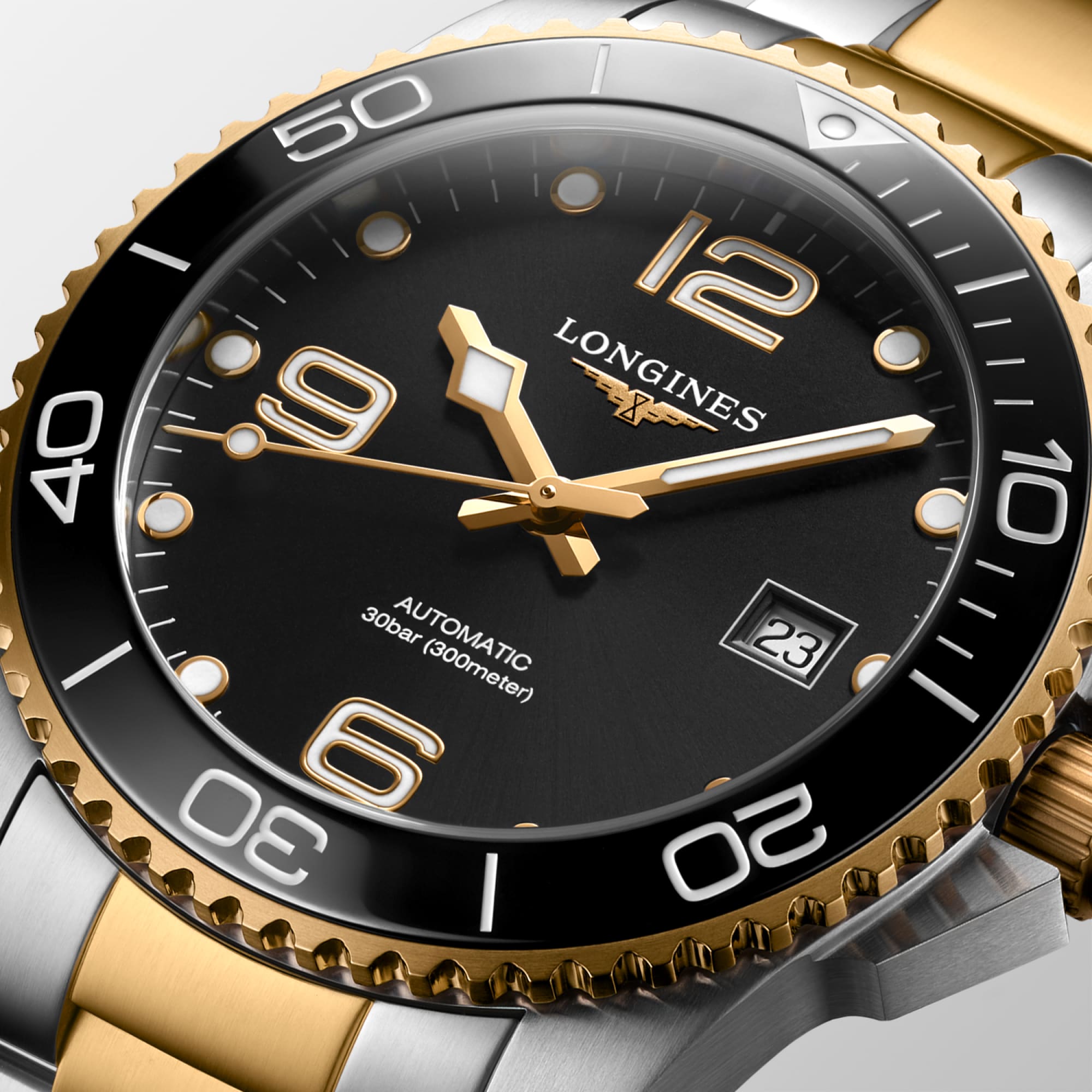 Longines HydroConquest 41mm Black Ceramic Automatic Watch