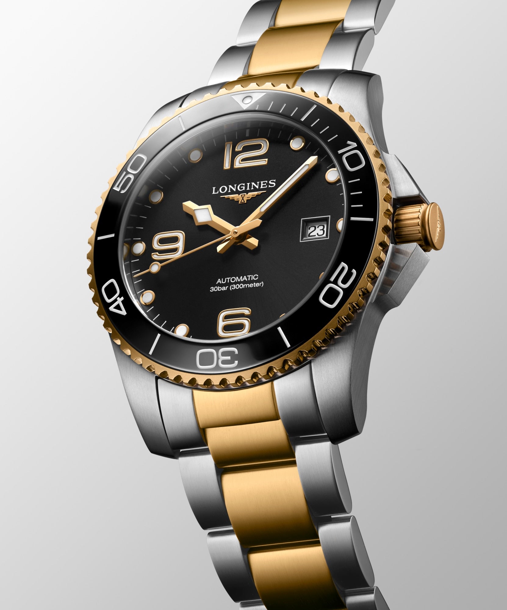 Longines HydroConquest 41mm Black Ceramic Automatic Watch