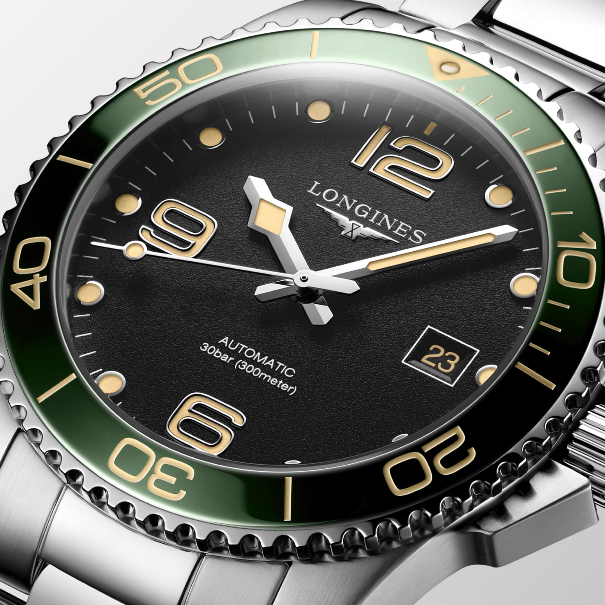 Longines HydroConquest 41mm Automatic Black Ceramic Watch