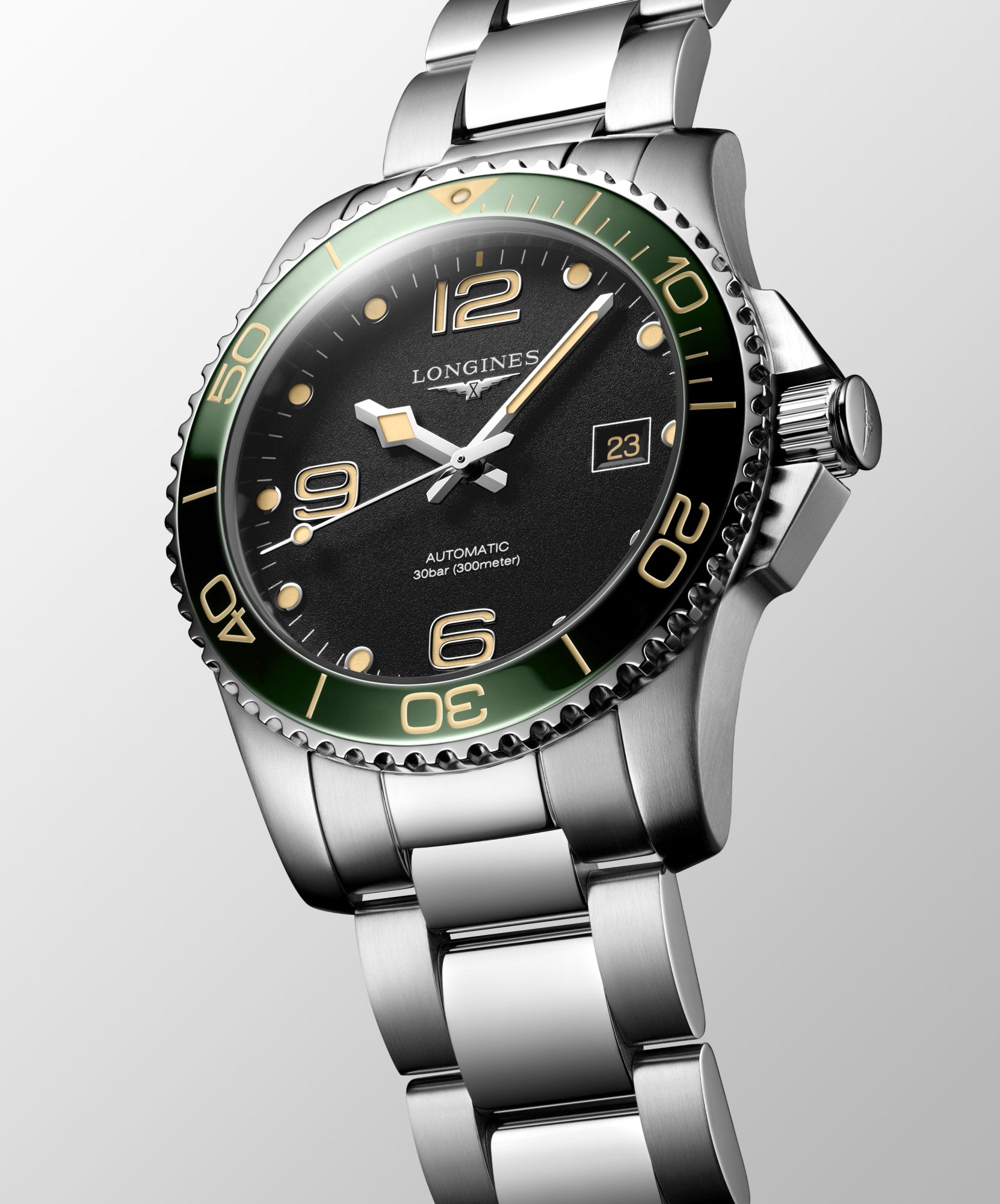 Longines HydroConquest 41mm Automatic Black Ceramic Watch