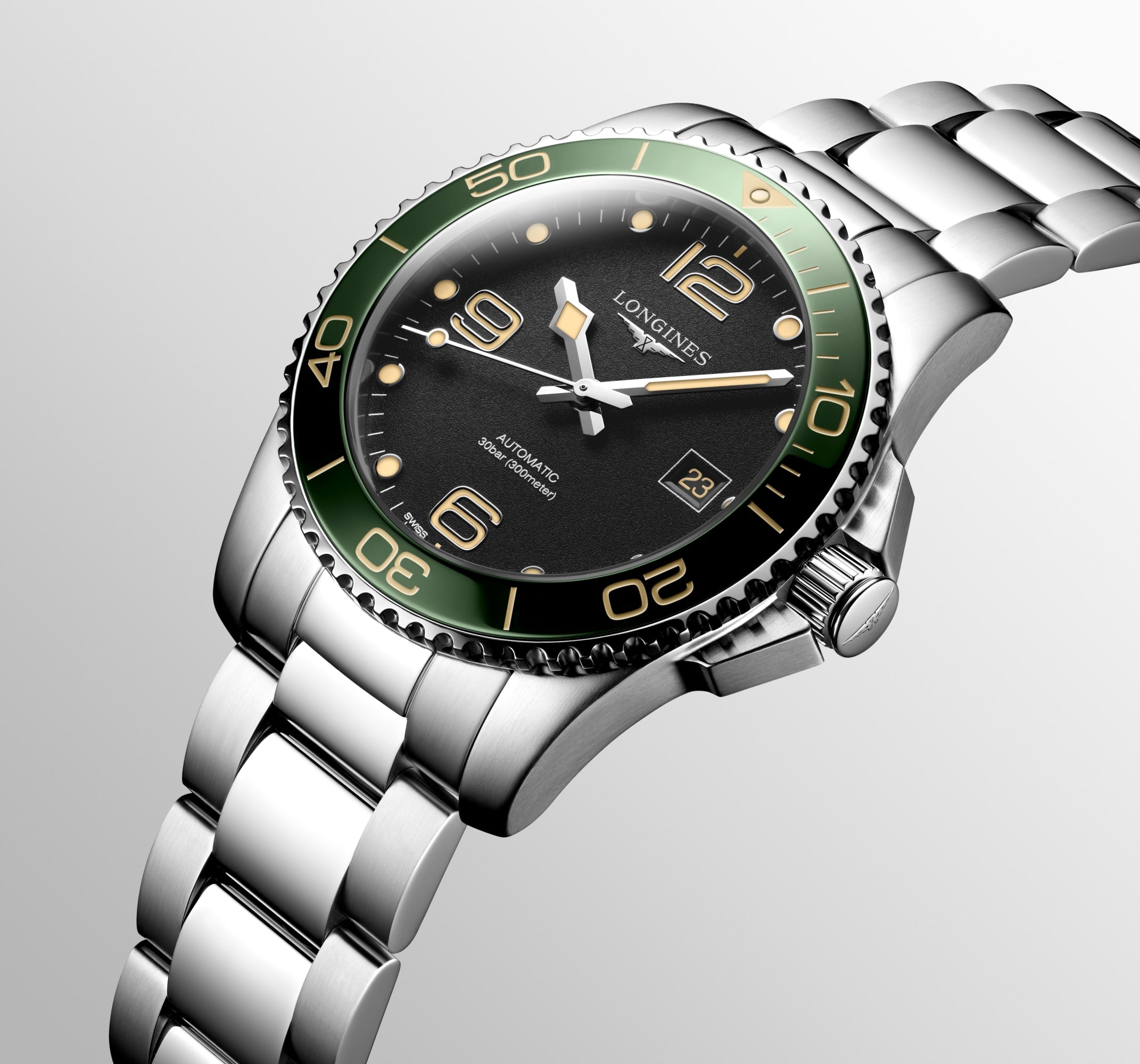 Longines HydroConquest 41mm Automatic Black Ceramic Watch