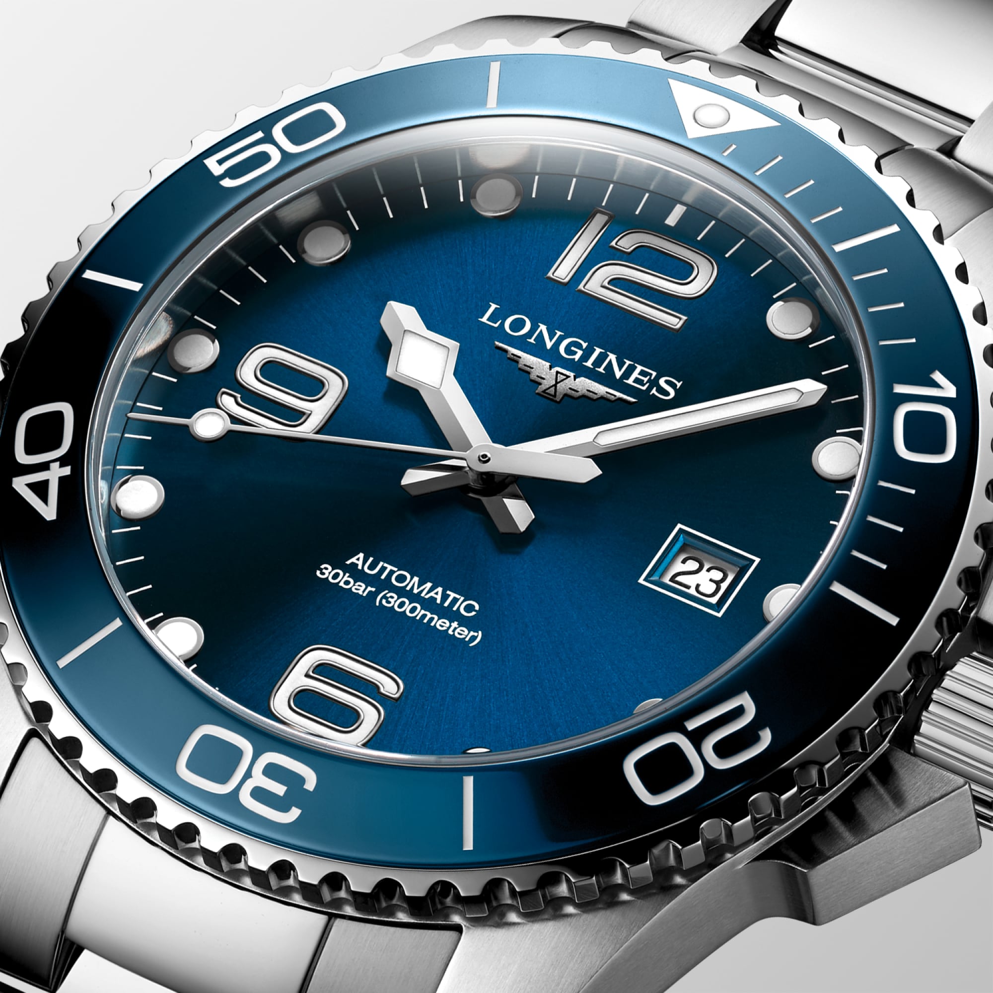 Longines HydroConquest 43mm Sunray Blue Automatic