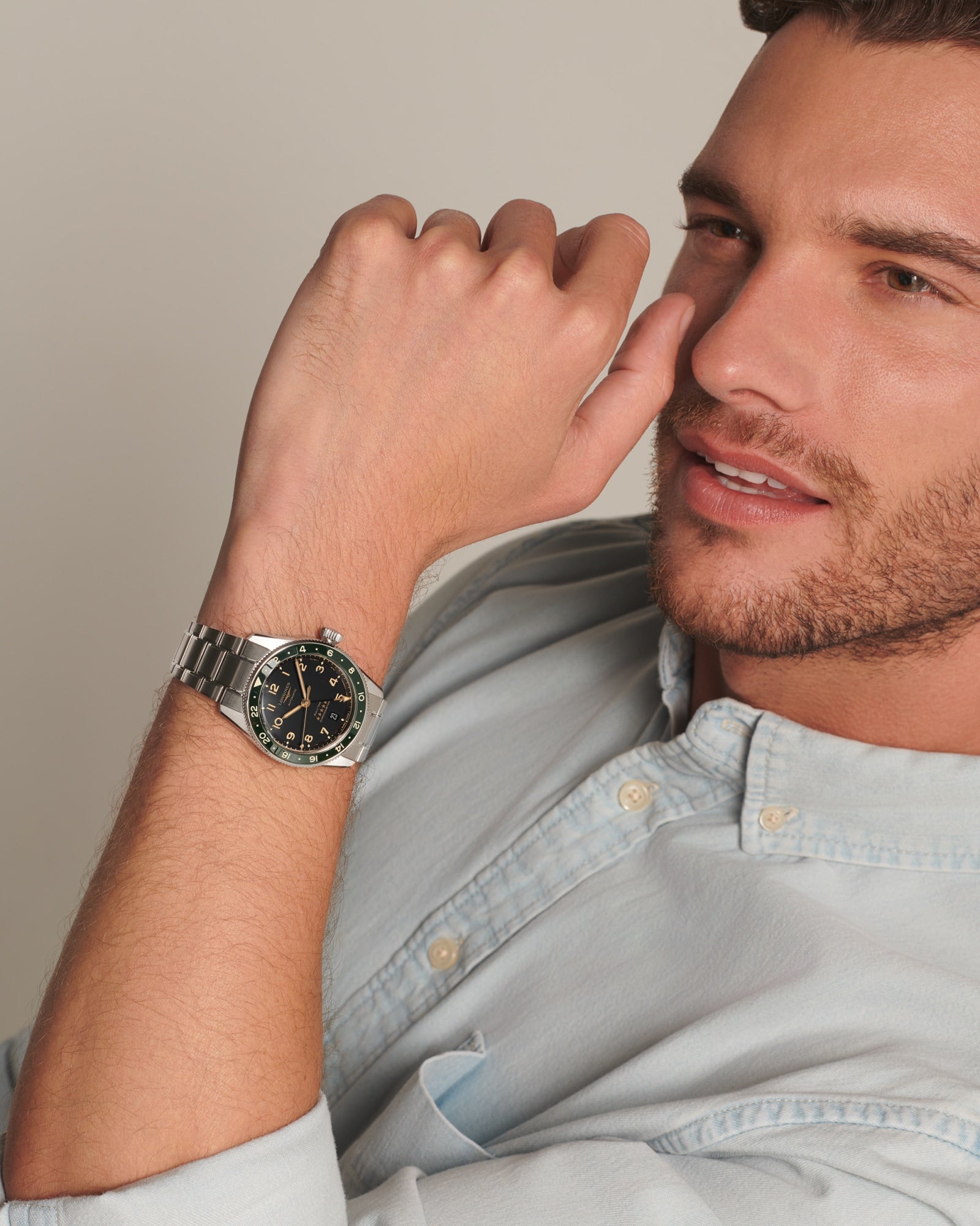 Longines Spirit Zulu Time 39mm Anthracite GMT