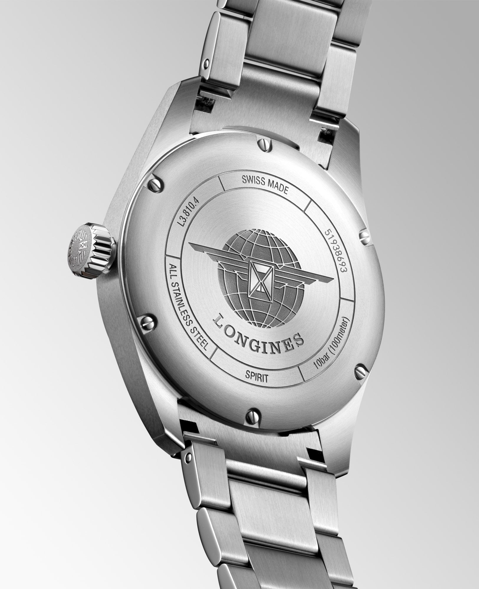 Longines Spirit 40mm Opaline Ivory Automatic Watch