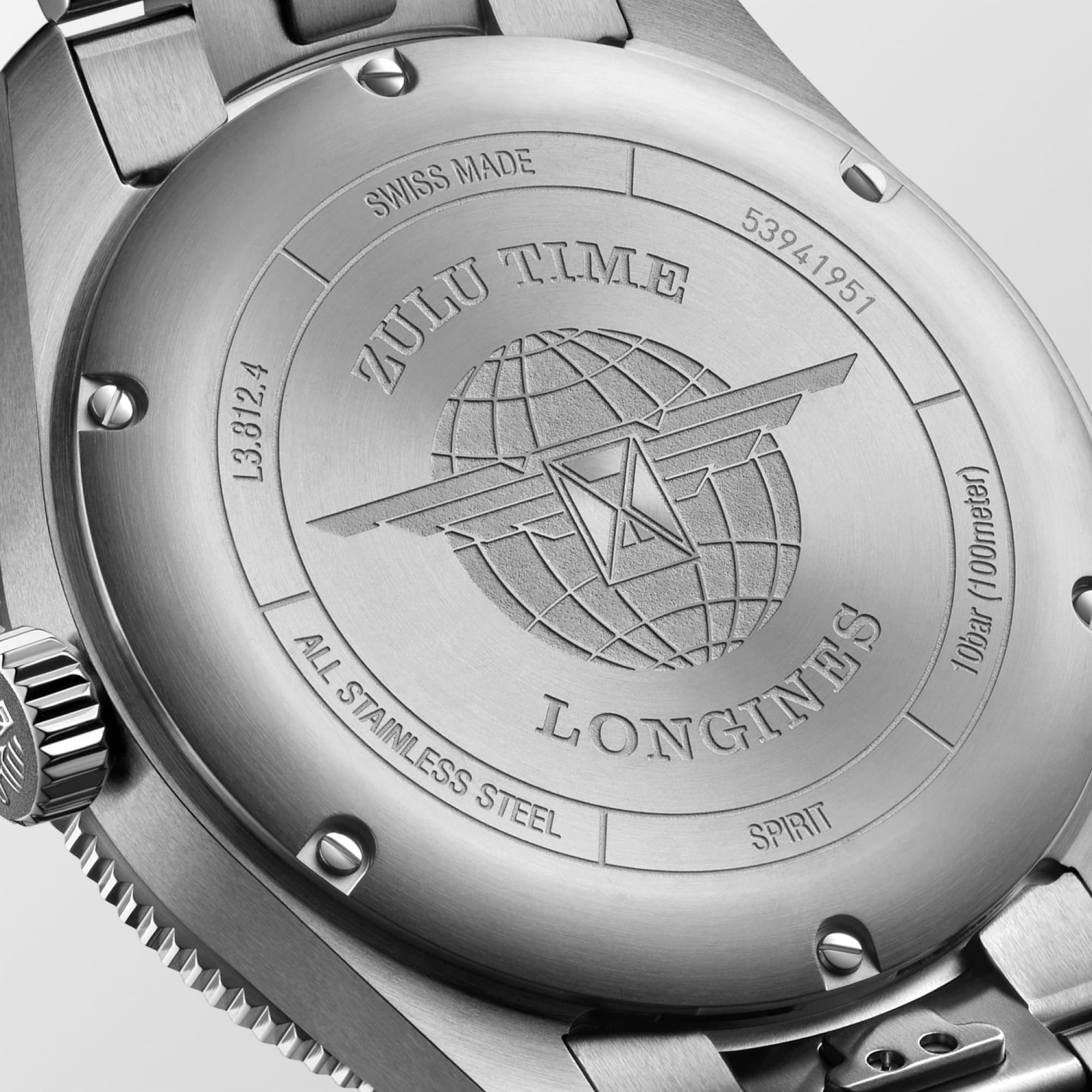 Longines Spirit Zulu Time 42mm GMT Blue Dial