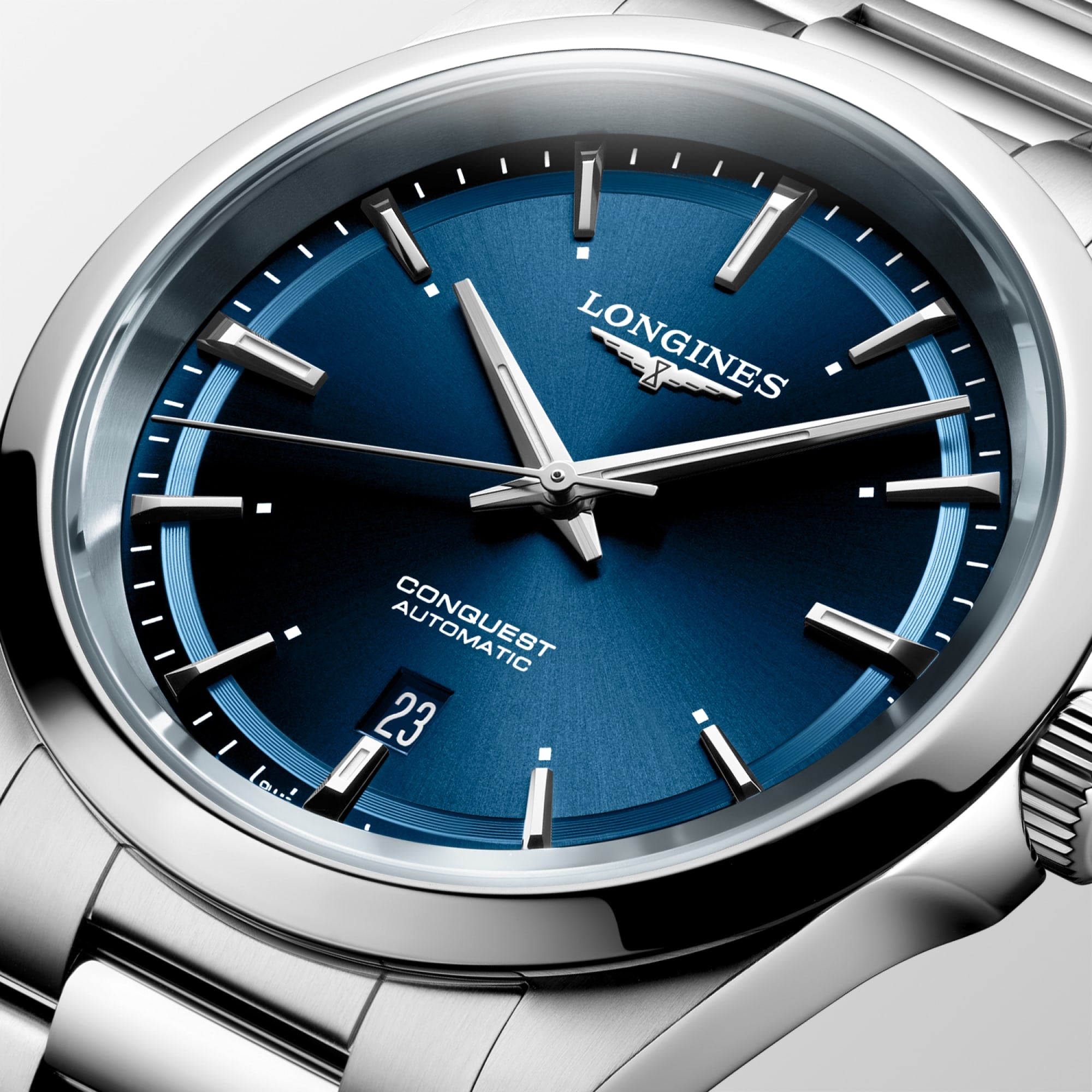 Longines Conquest Automatic Sunray Blue 41mm