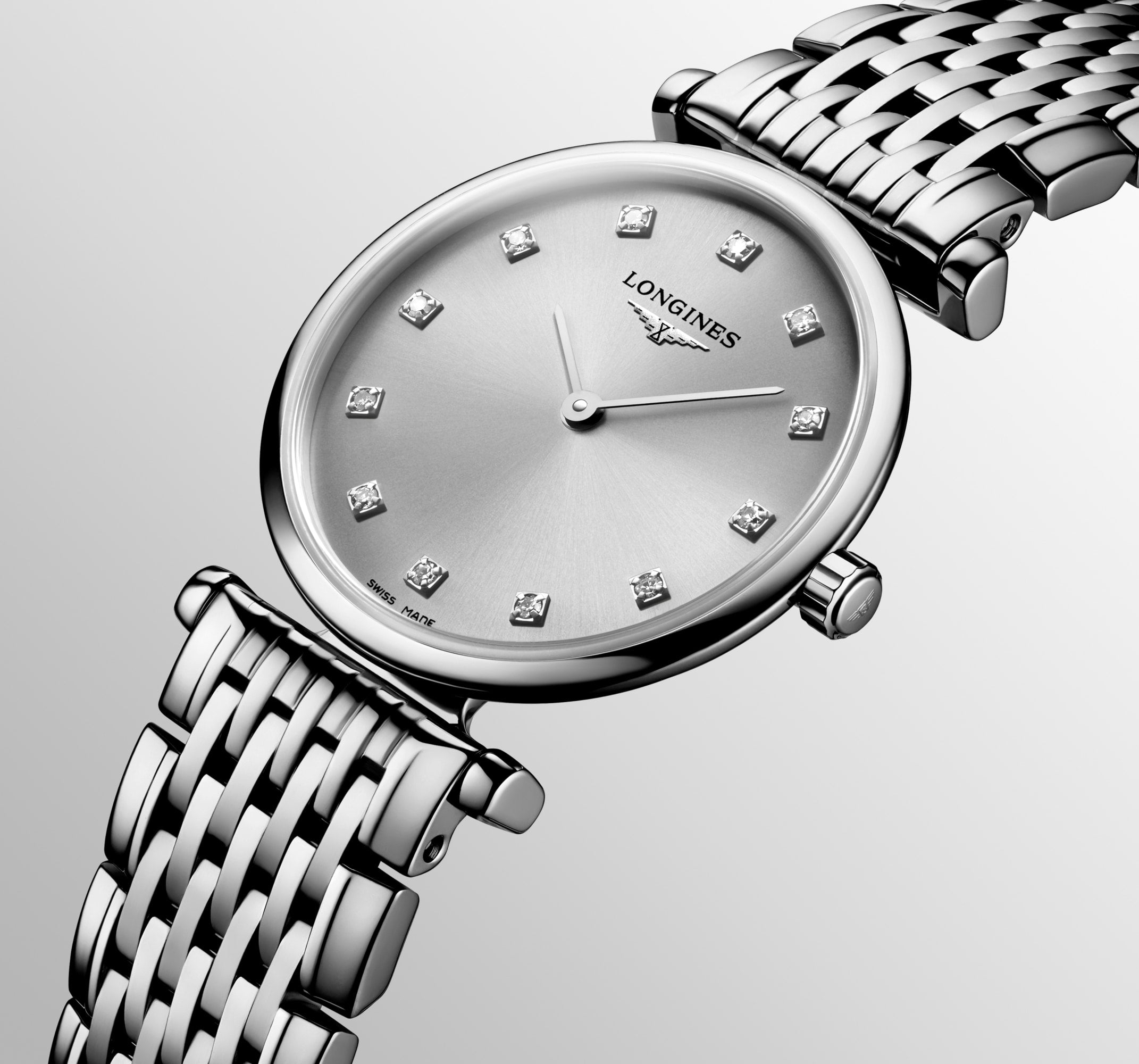 Longines La Grande Classique Grey Dial Ladies Watch