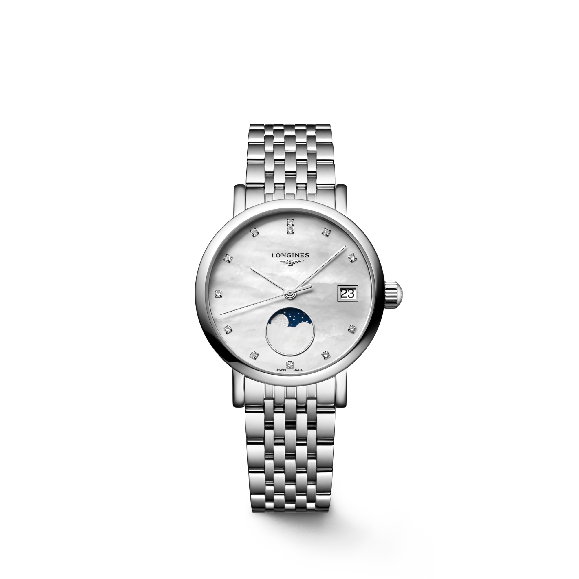 Longines Elegant Collection Moonphase Ladies Watch