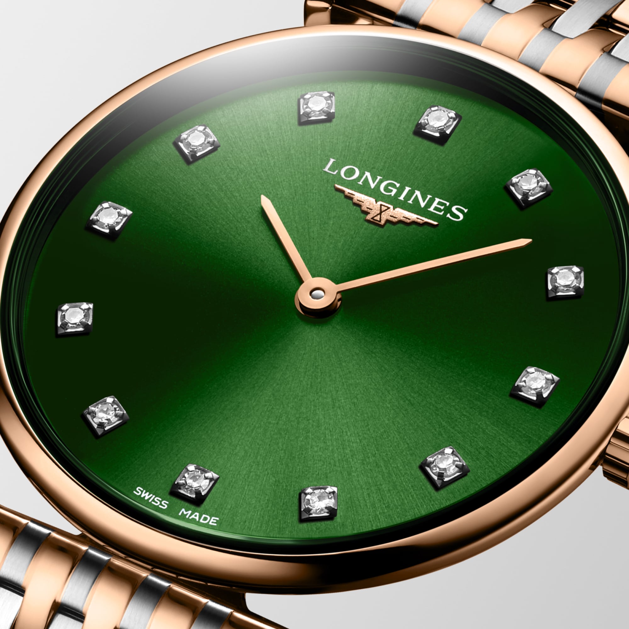 Longines La Grande Classique Sunray Green Ladies Watch