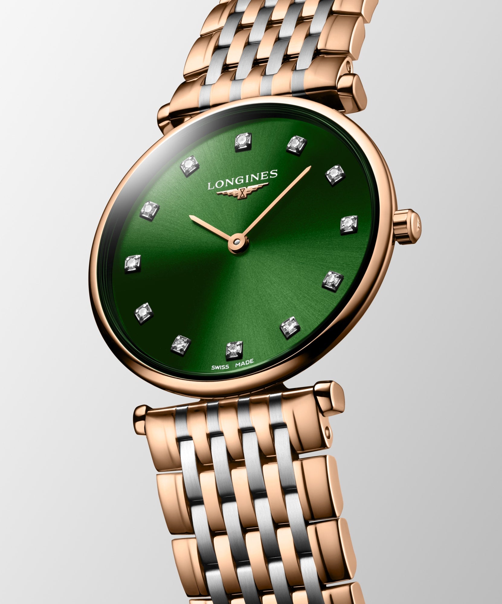 Longines La Grande Classique Sunray Green Ladies Watch