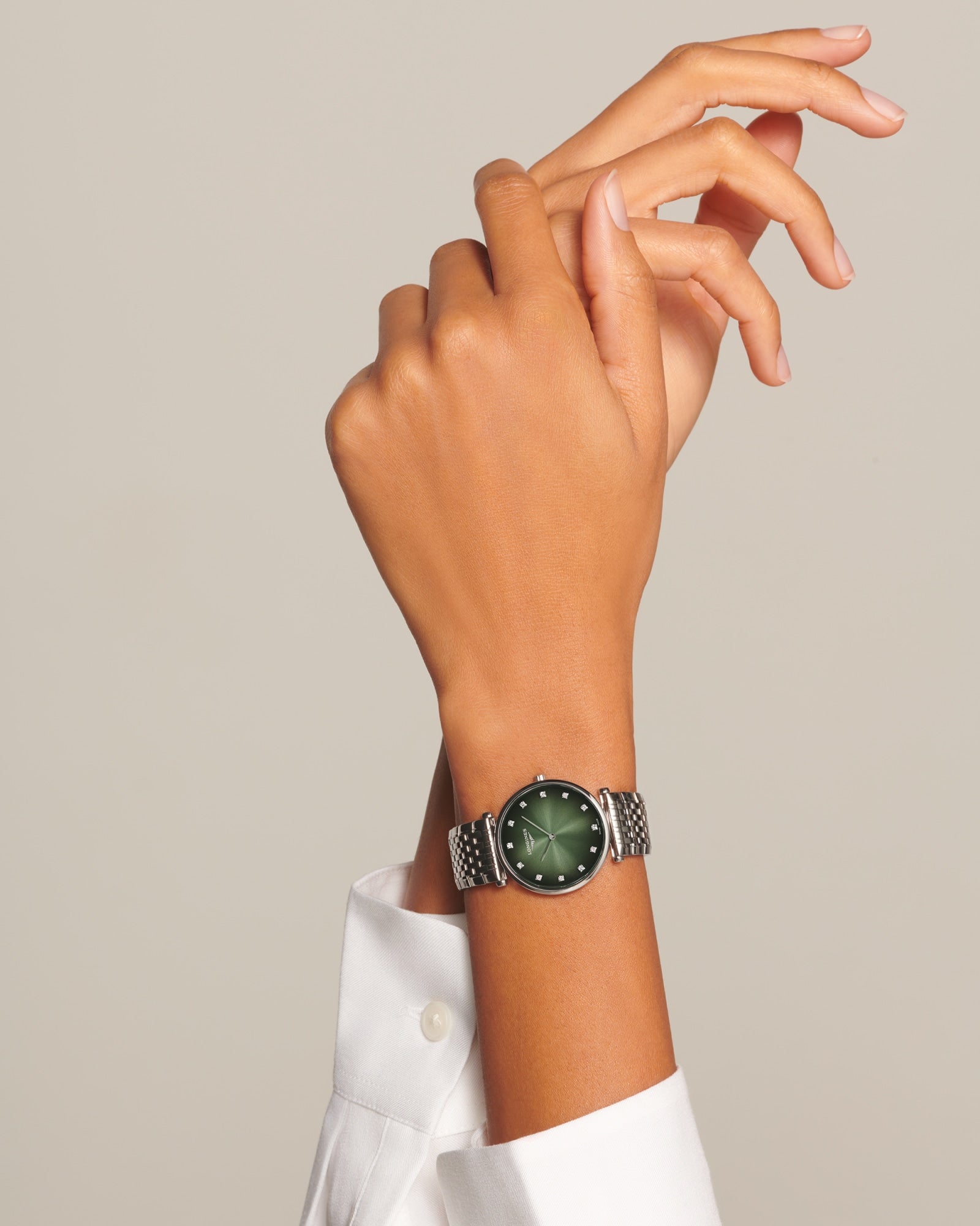 Longines La Grande Classique Ladies Green Dial Watch