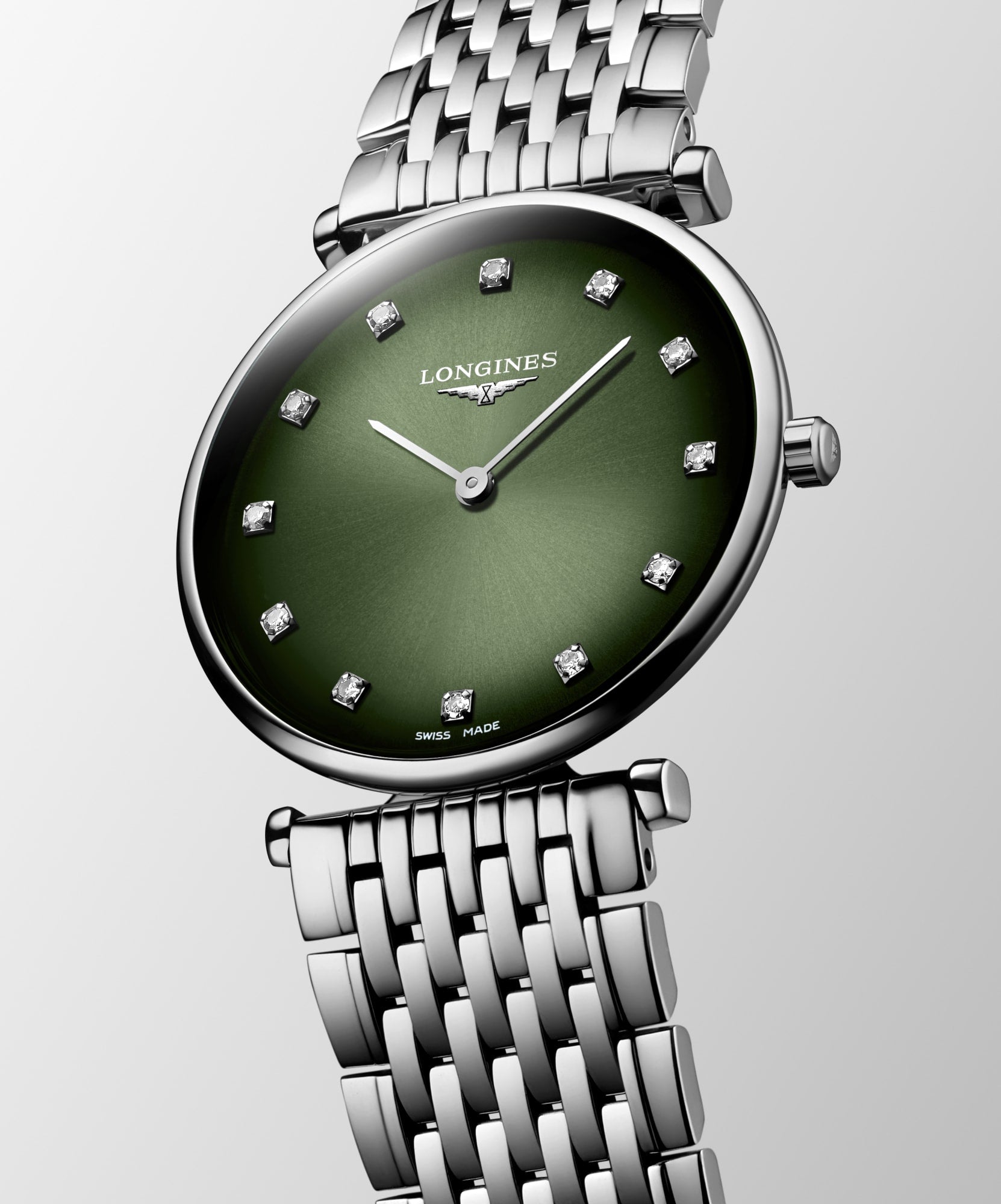 Longines La Grande Classique Ladies Green Dial Watch