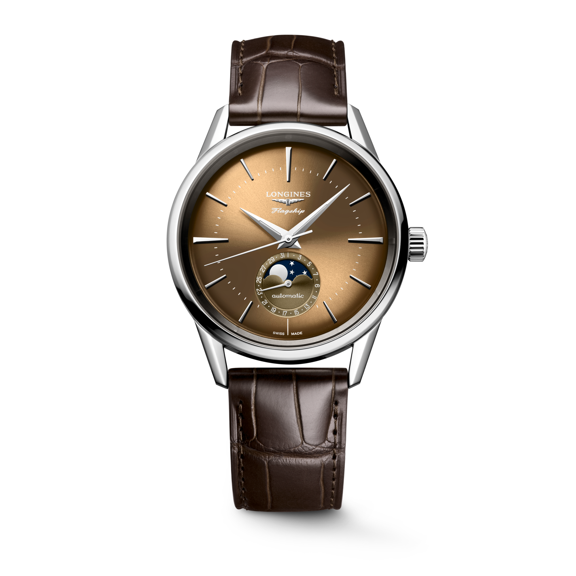 Longines Flagship Heritage Moonphase Automatic Watch