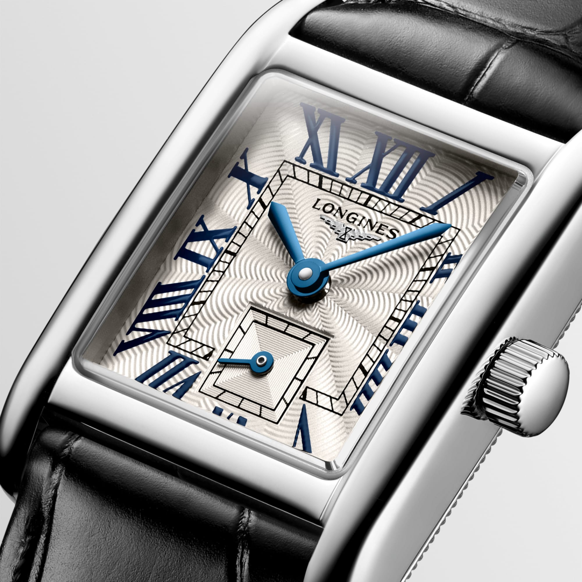 Longines Mini DolceVita Silver Flinqué Dial Watch