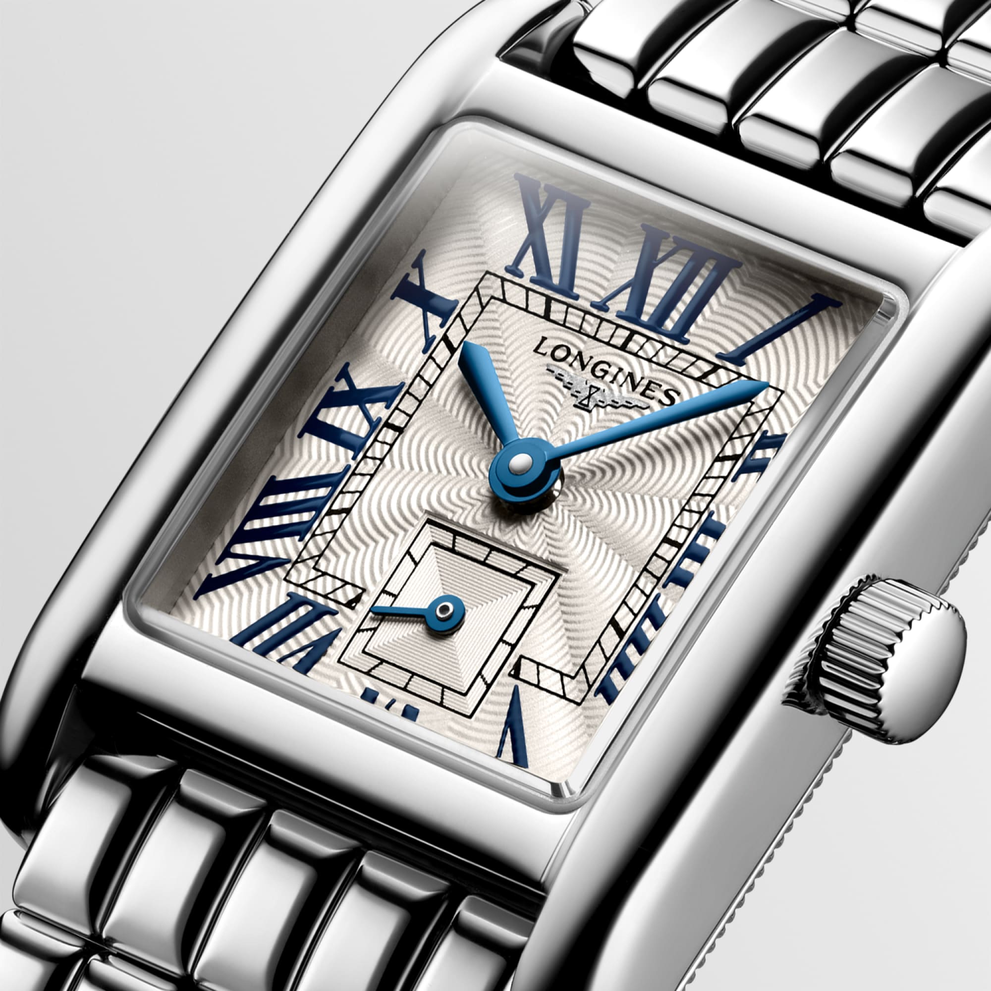 Longines Mini DolceVita Silver Flinqué Ladies Watch