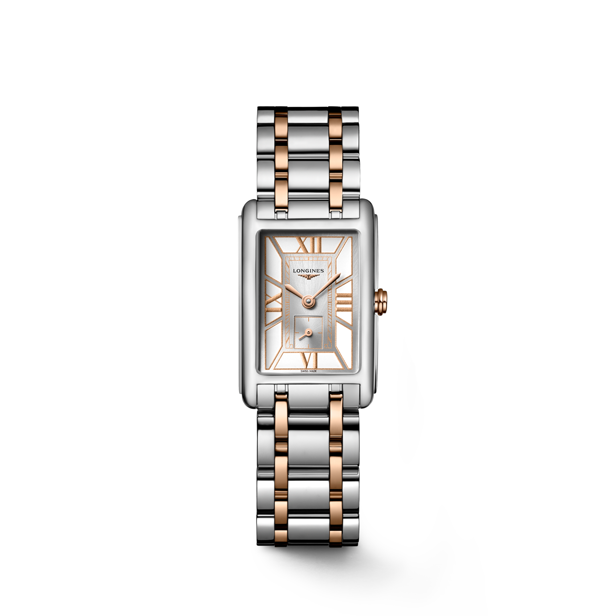 Longines DolceVita Ladies Rose Gold and Steel Watch