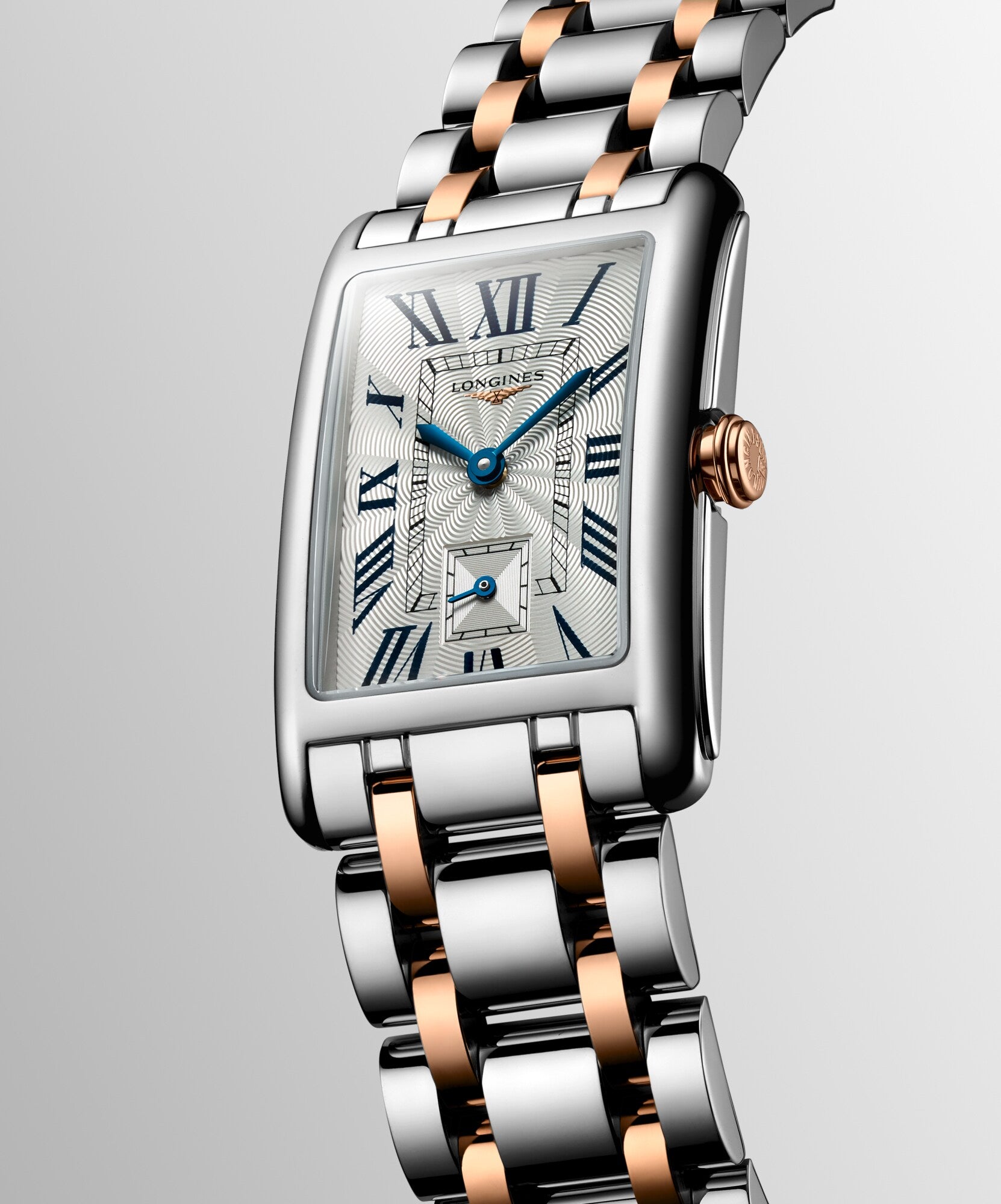 Longines DolceVita Ladies Two-Tone Rectangular Watch