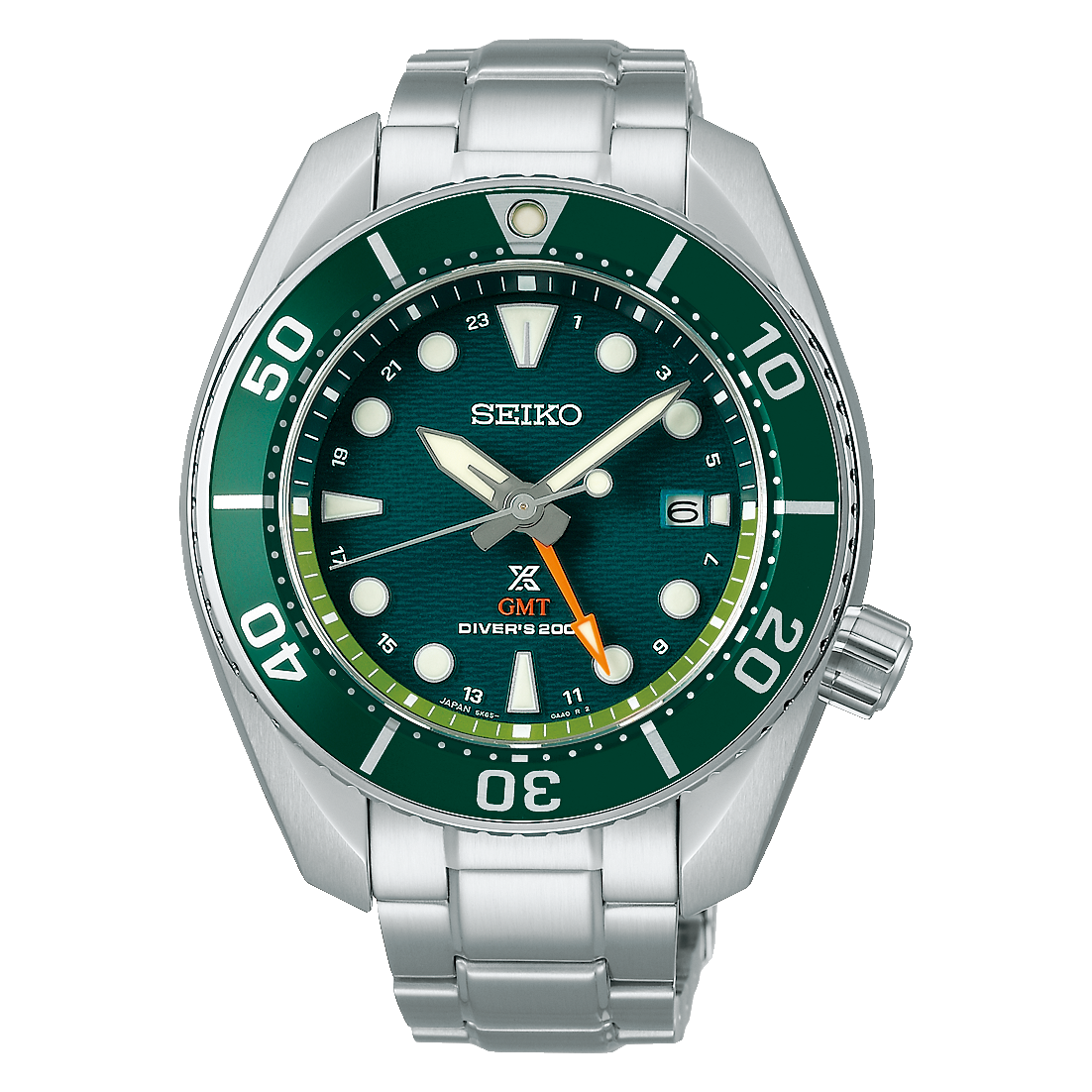 Seiko Prospex Seascape Sumo Solar GMT Green Dial