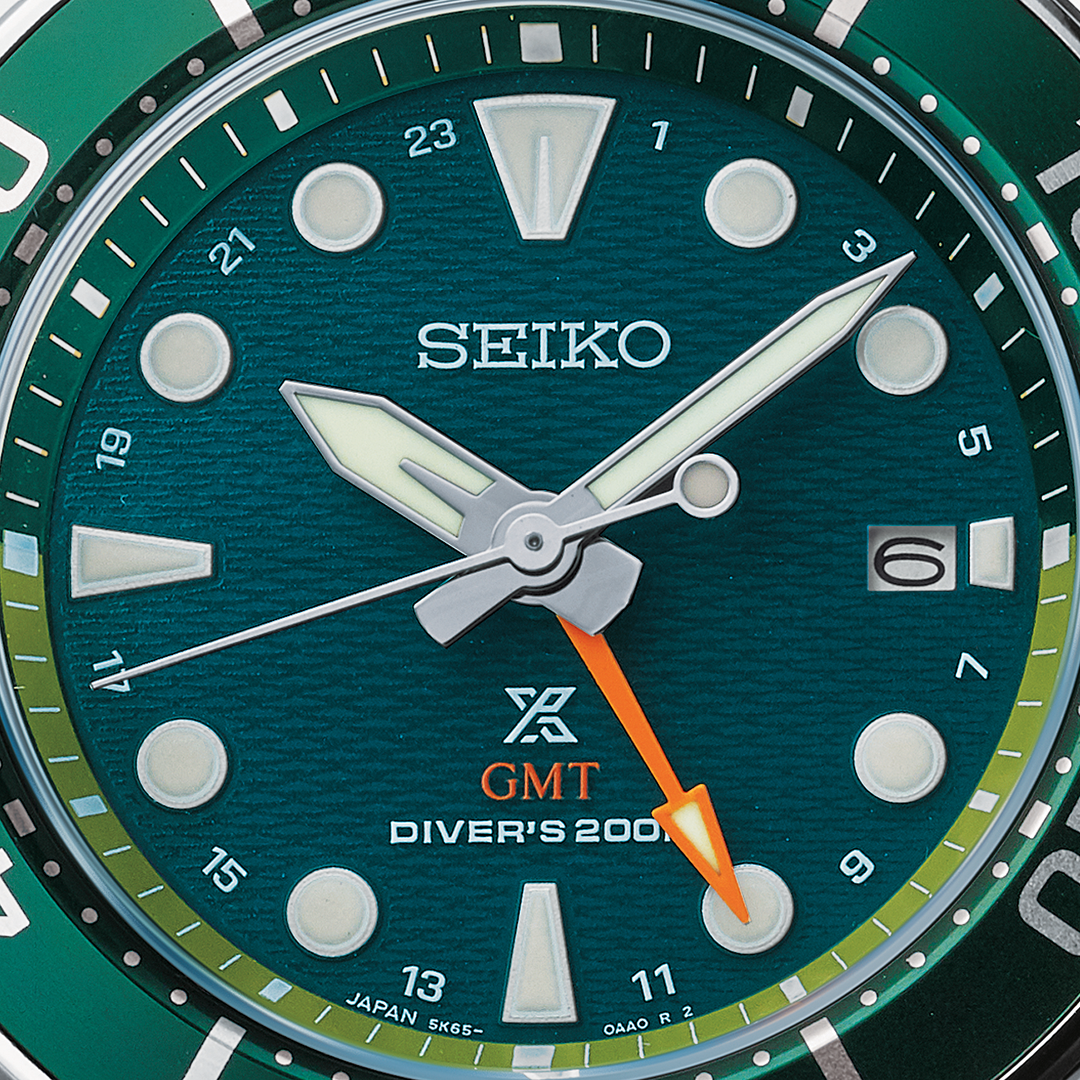 Seiko Prospex Seascape Sumo Solar GMT Green Dial