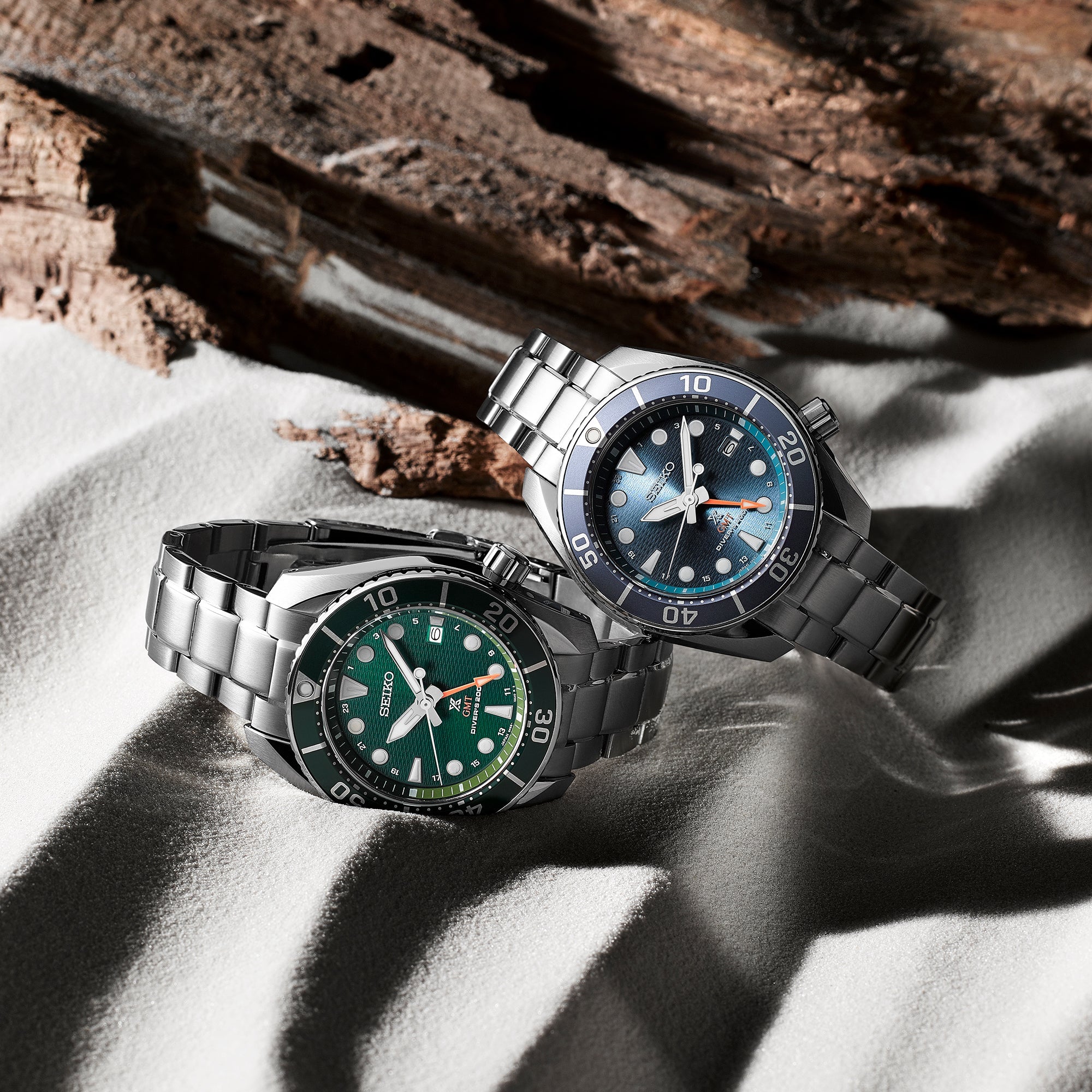Seiko Prospex Seascape Sumo Solar GMT Green Dial