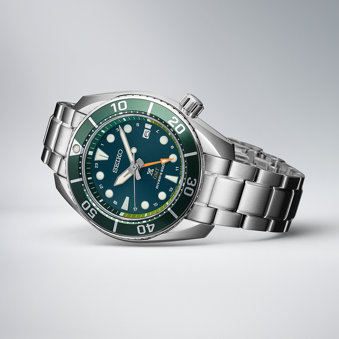 Seiko Prospex Seascape Sumo Solar GMT Green Dial