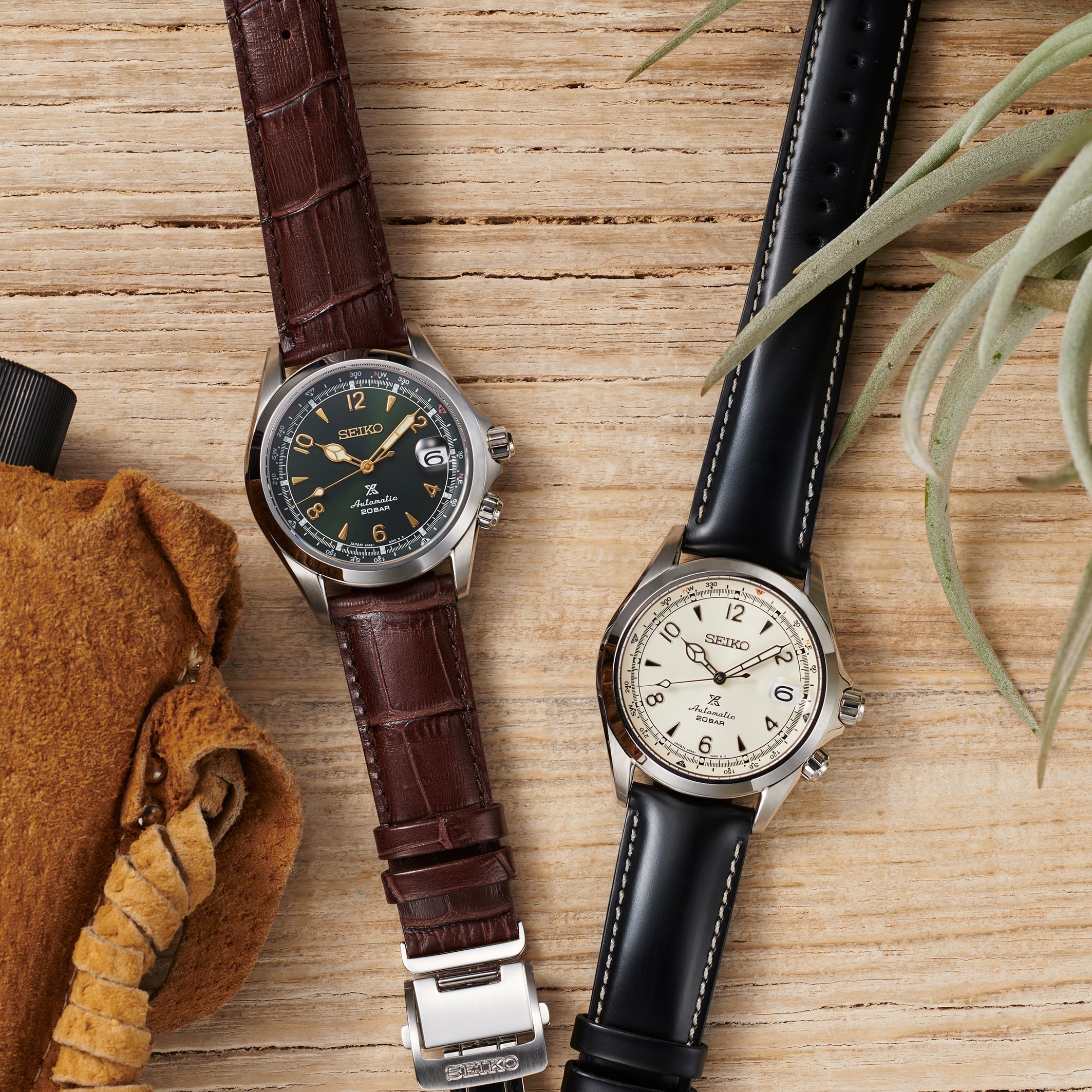 Seiko Prospex Alpinist Watch - Automatic - Green And Gold - 39.5mm - SPB121J1