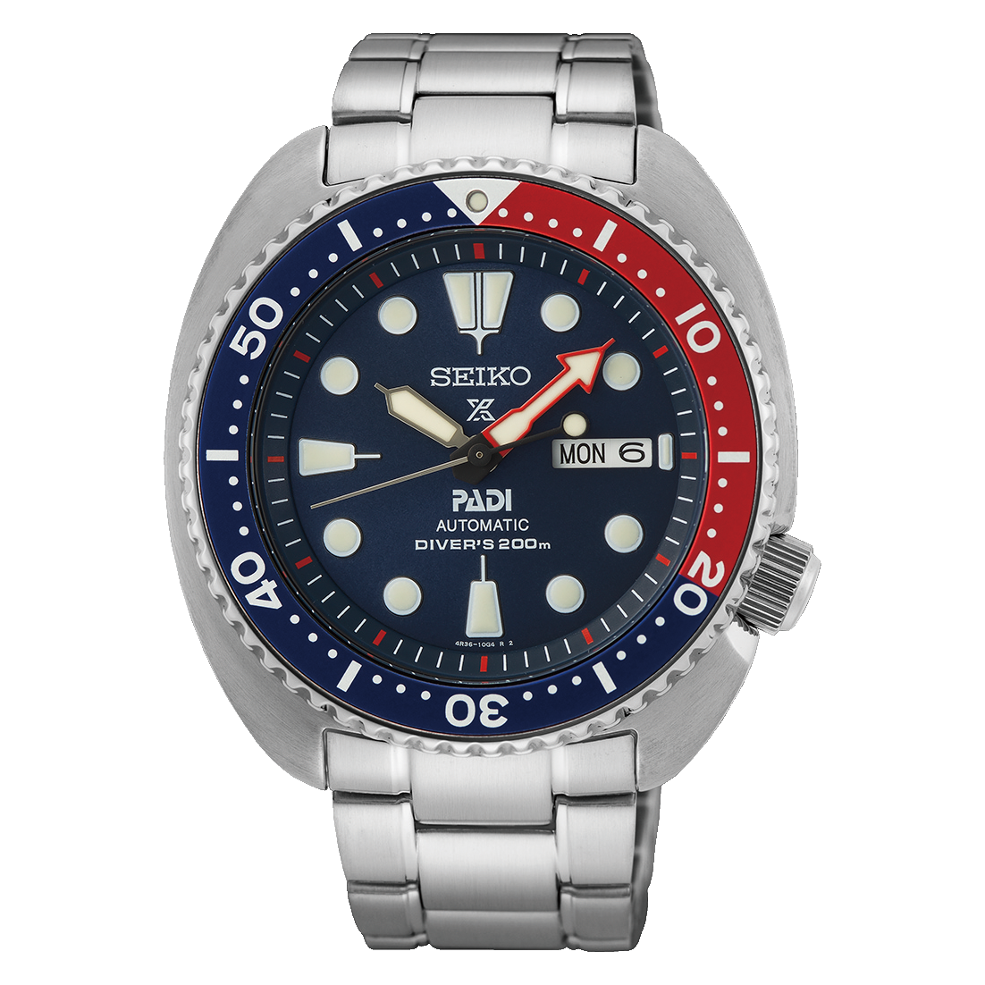 Seiko Prospex PADI Pepsi Bezel Watch