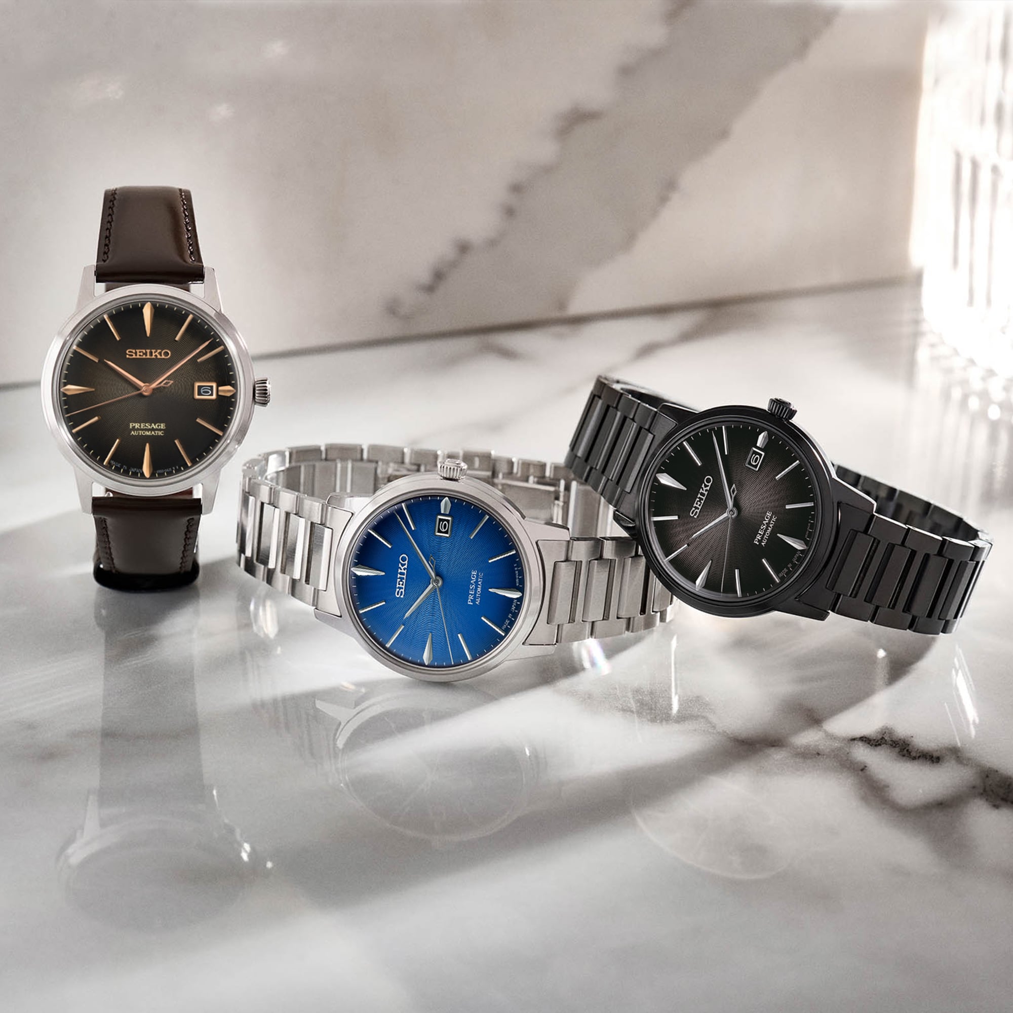 Seiko Presage Cocktail Time The Aviation Blue Watch