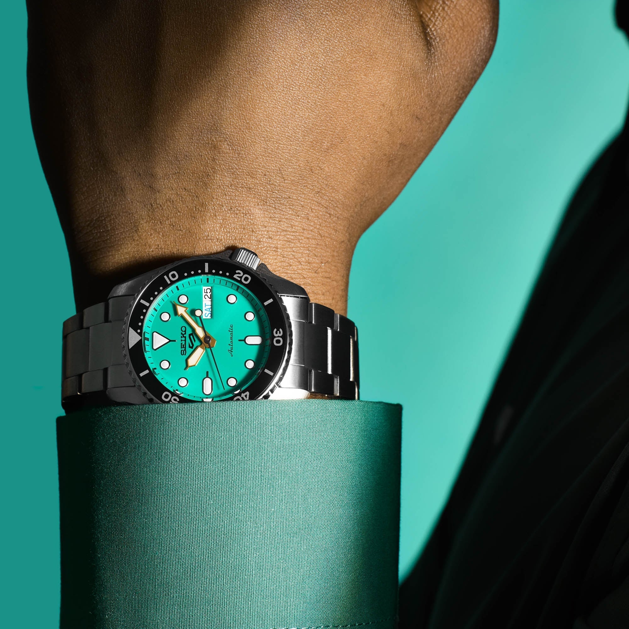 Seiko 5 Sports SKX Midi Teal Automatic Watch