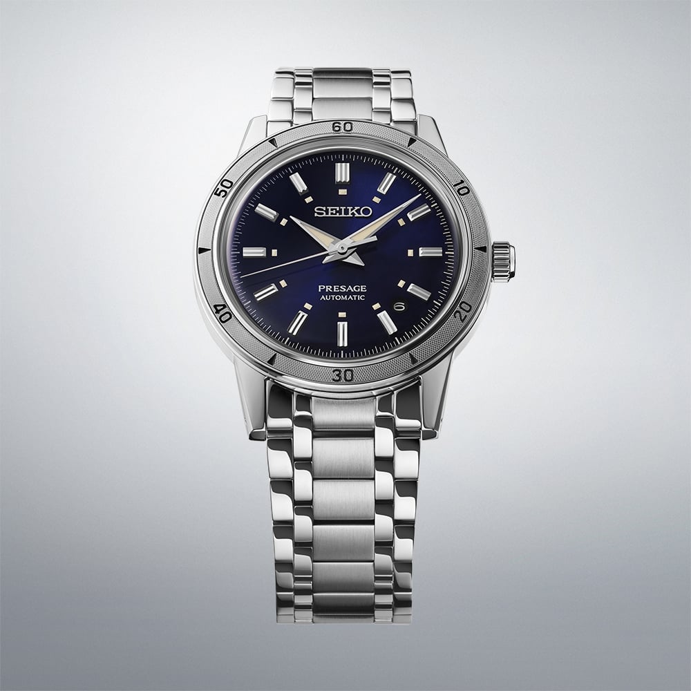 Seiko Presage Style 60s Navy Dial Automatic Watch