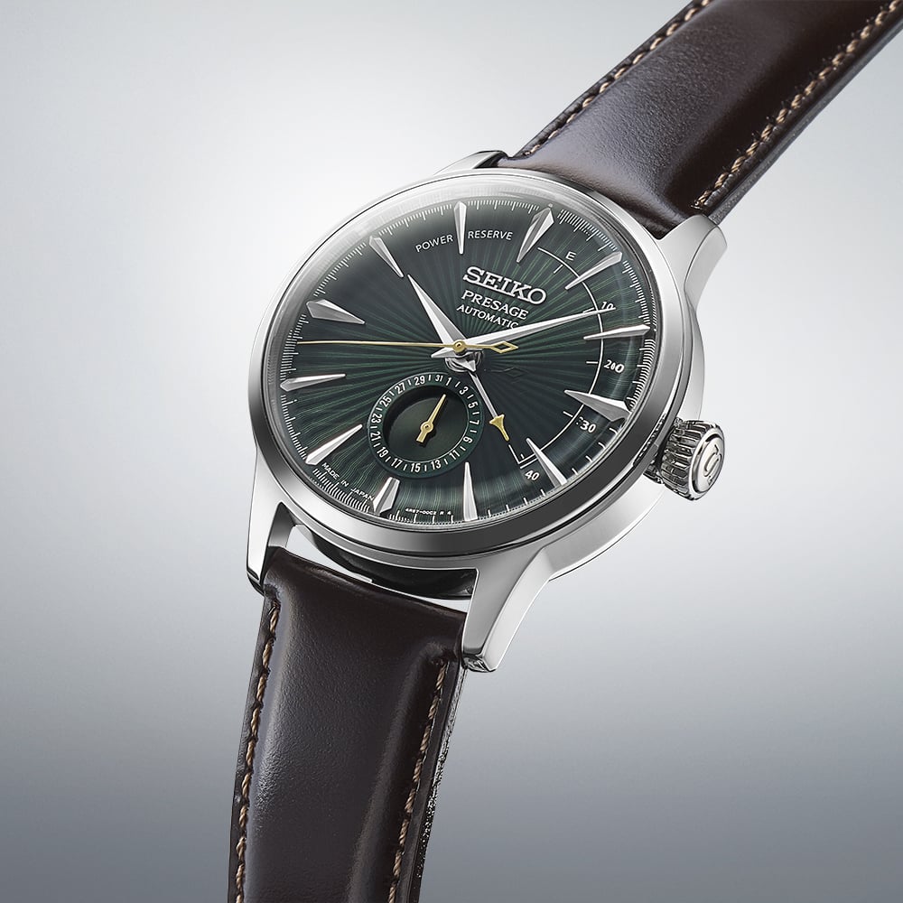 Seiko Presage Midnight Mockingbird Cocktail Time