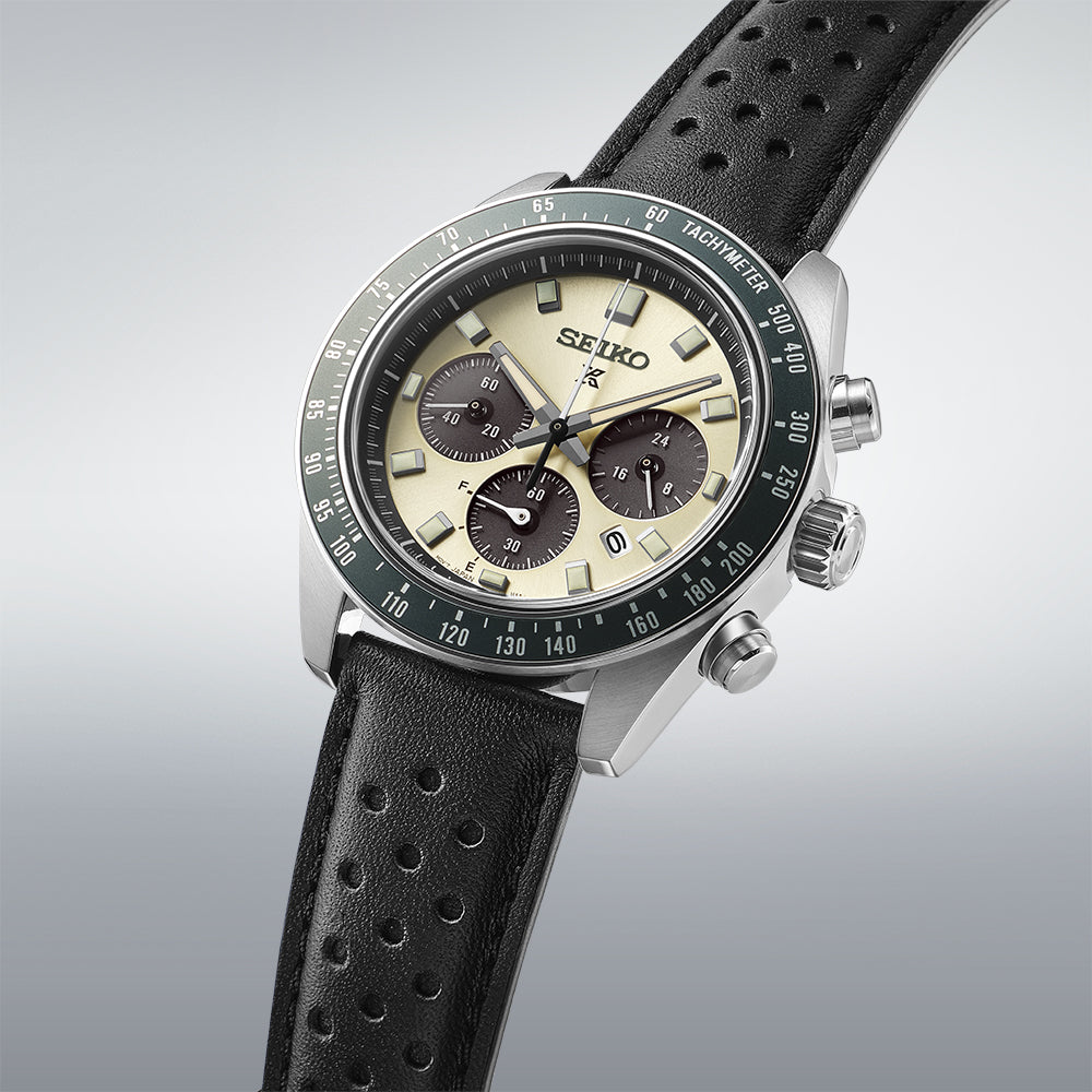 Seiko Prospex Speedtimer Solar Chronograph Cream Dial