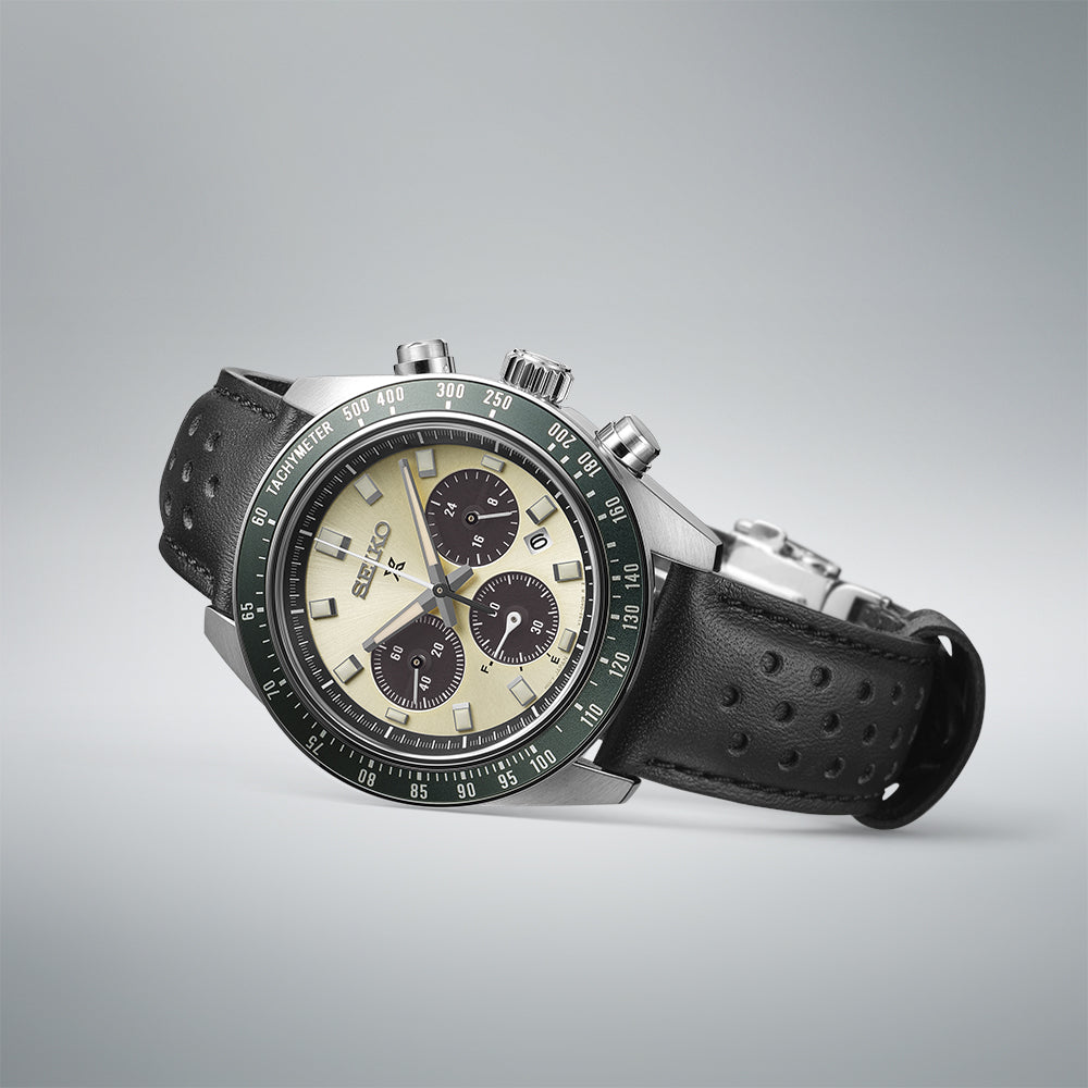 Seiko Prospex Speedtimer Solar Chronograph Cream Dial