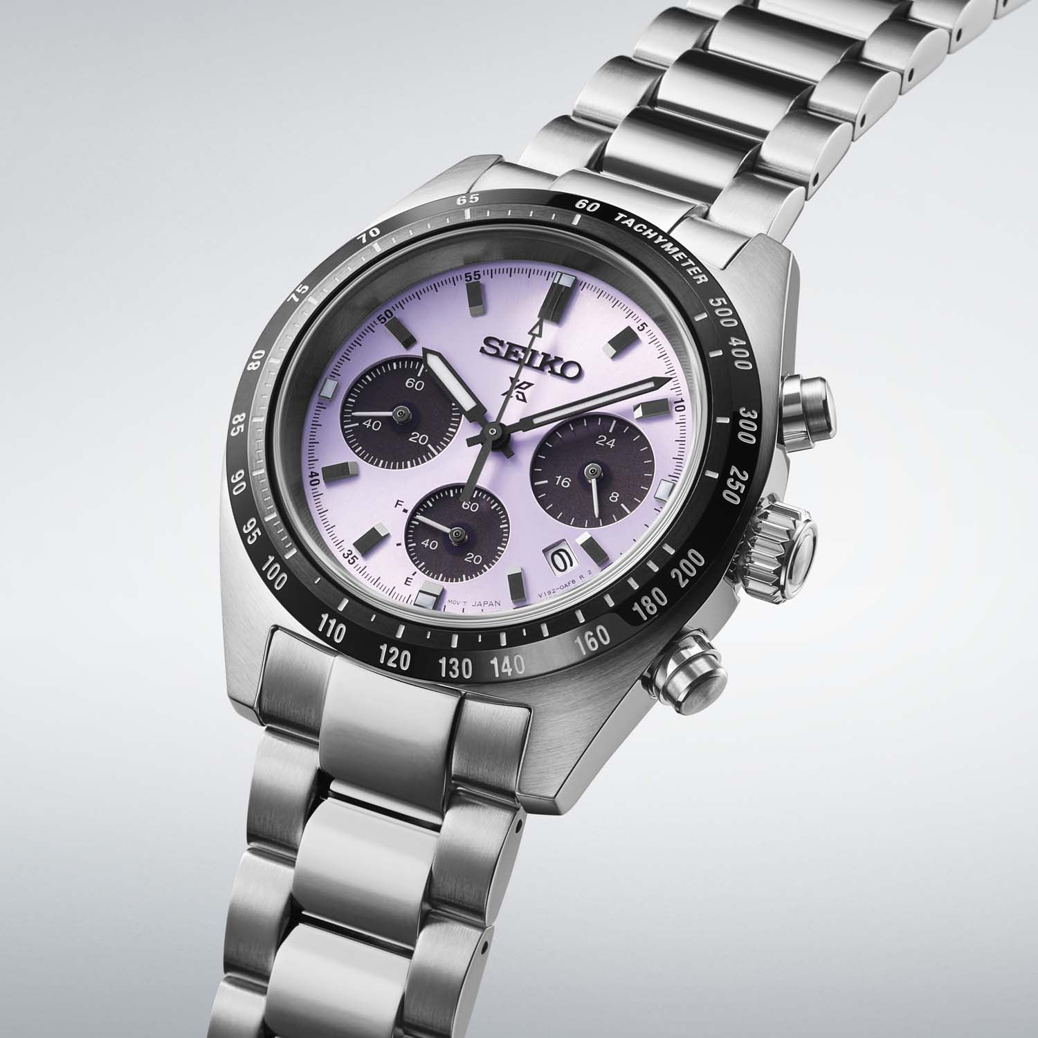 Seiko Prospex Speedtimer Chronograph Burgundy Solar Watch SSC955P1