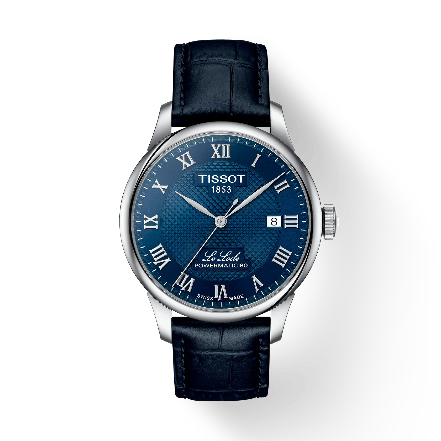 Tissot Le Locle 39.3mm Steel Blue Automatic Mens Watch