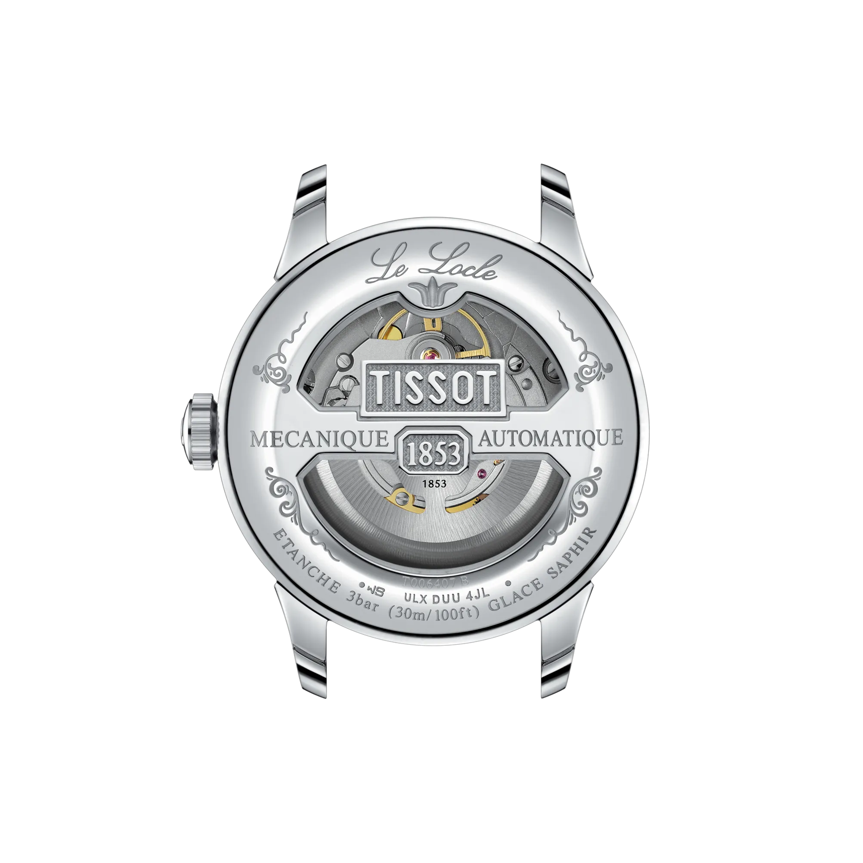 Tissot Le Locle 39.3mm Steel Blue Automatic Mens Watch