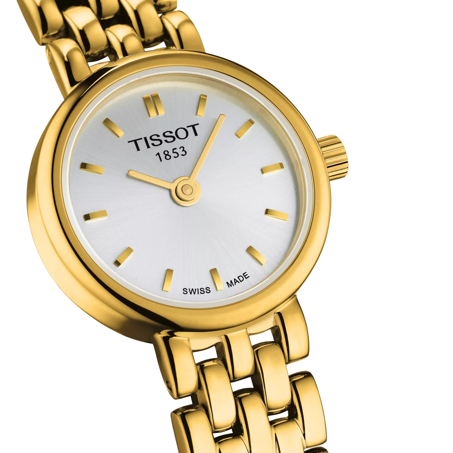 Tissot Lovely Round 19.5mm Two-Tone Silver Quartz Ladies Watch