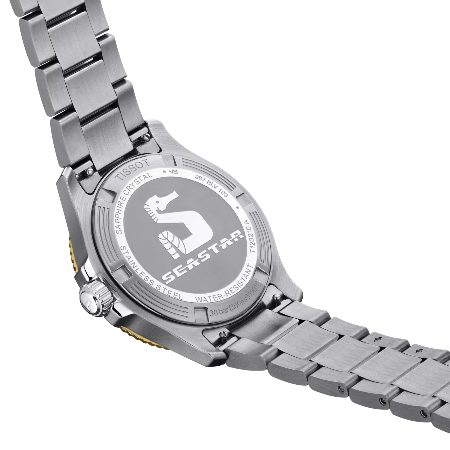 Tissot Seastar 1000 36mm Gold PVD & Black Dial Watch