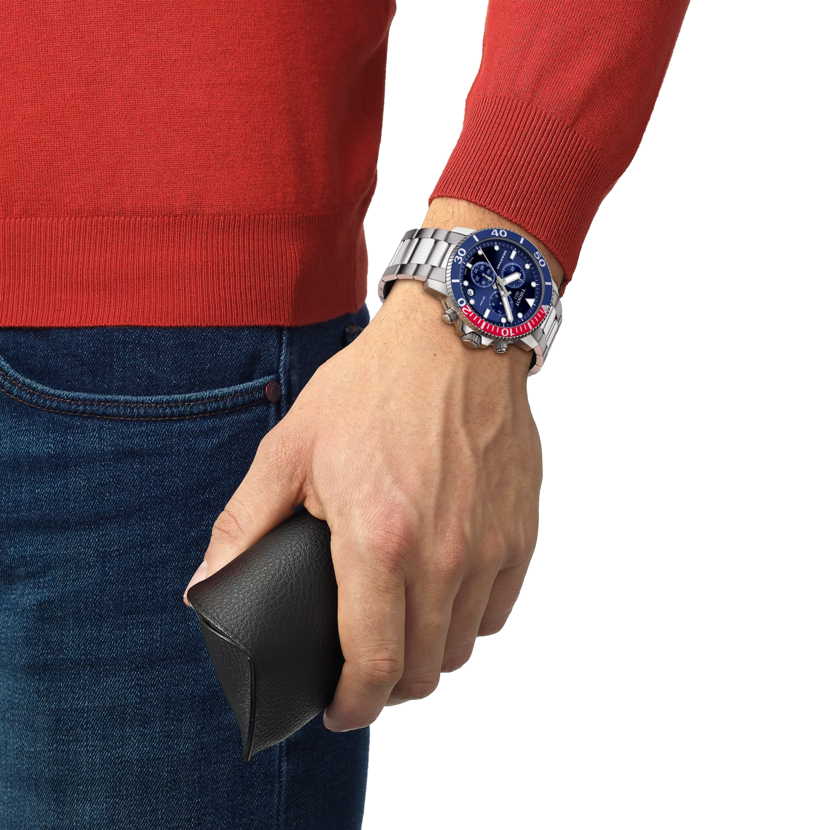 Tissot Seastar 1000 Blue Dial Chronograph Watch