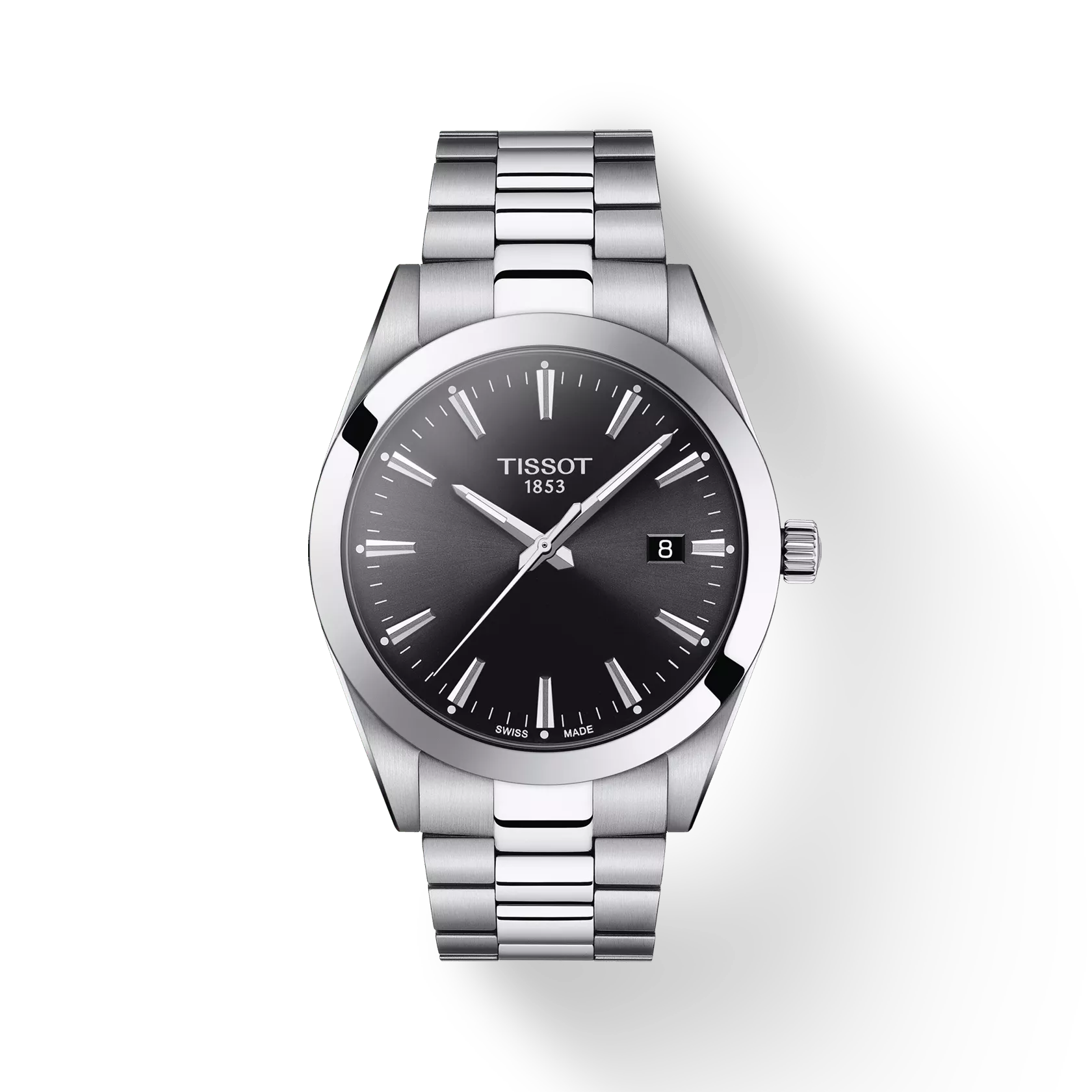 Tissot Gentleman 40mm Classic Black Dial Watch