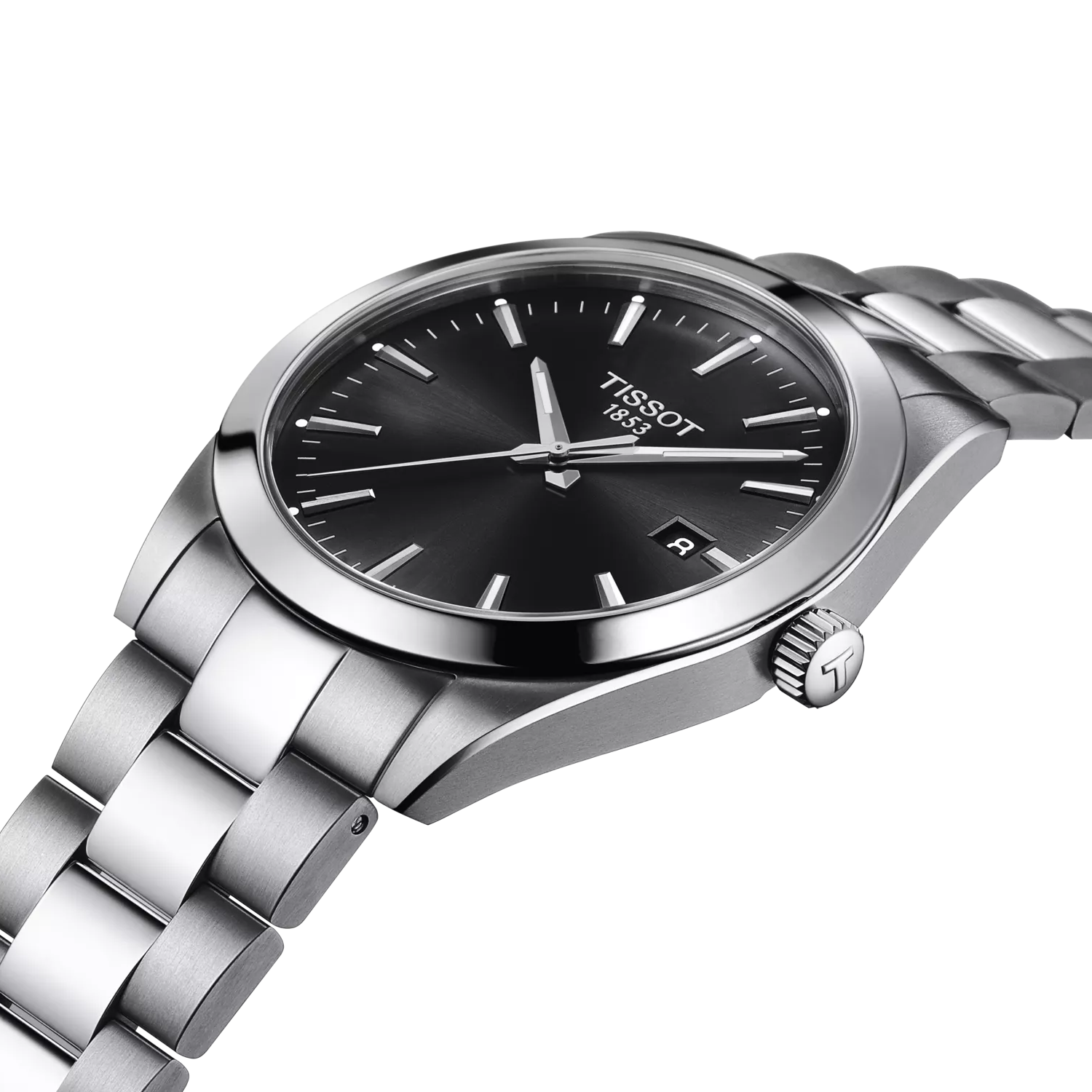 Tissot Gentleman 40mm Classic Black Dial Watch
