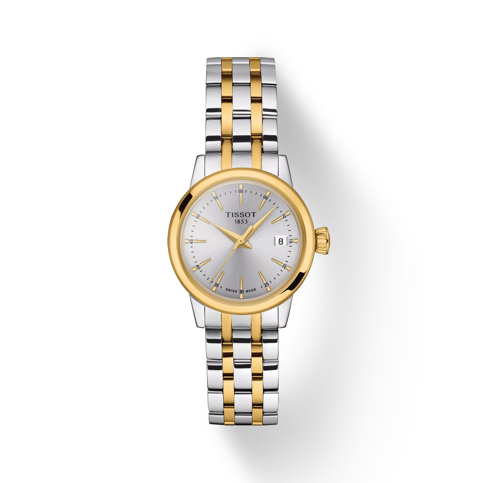 Tissot Classic Dream 28mm Two-Tone Silver Quartz Ladies Watch