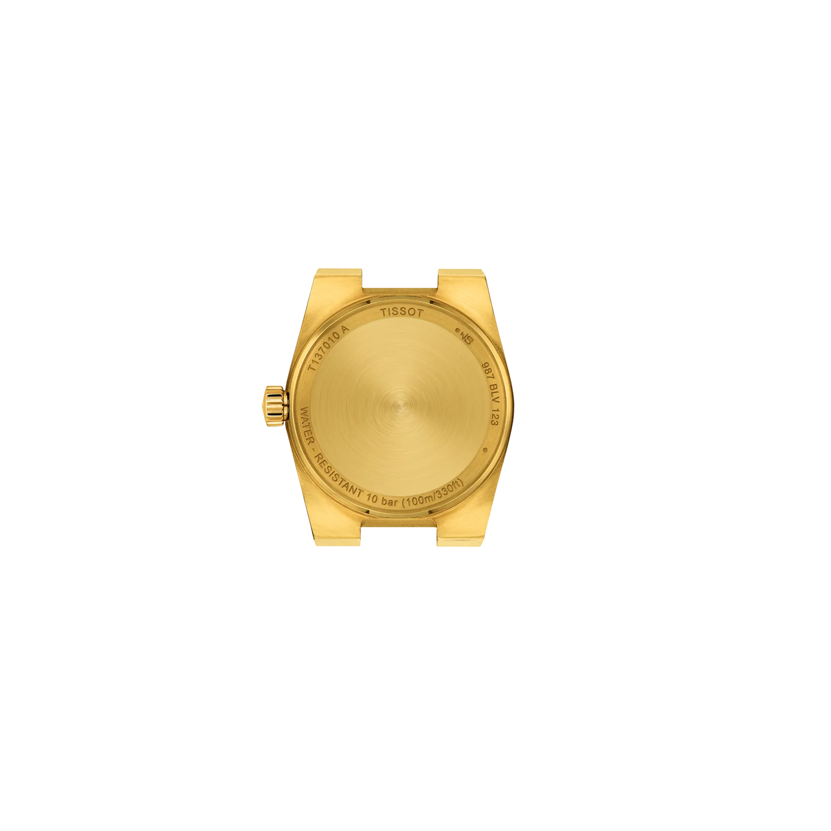 Tissot PRX 25mm Yellow Gold PVD Champagne Quartz Ladies Watch