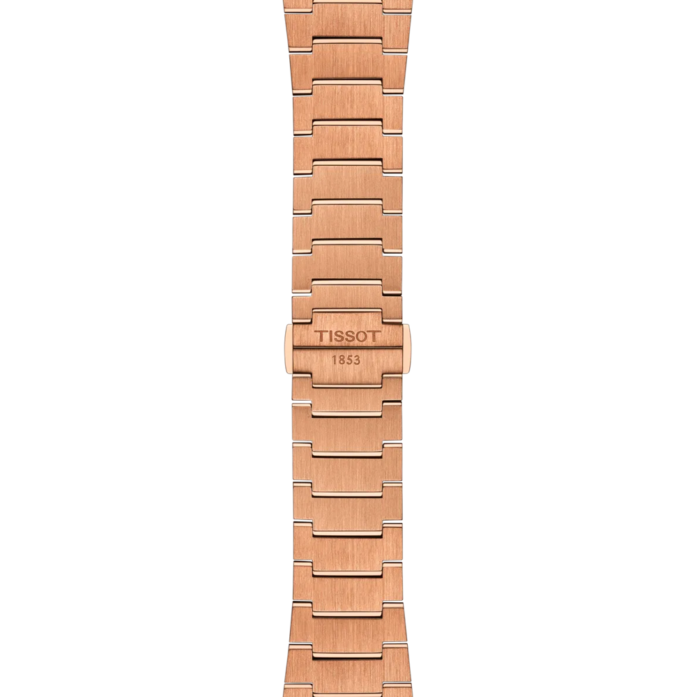 Tissot PRX 40mm Rose Gold PVD Blue Automatic Mens Watch