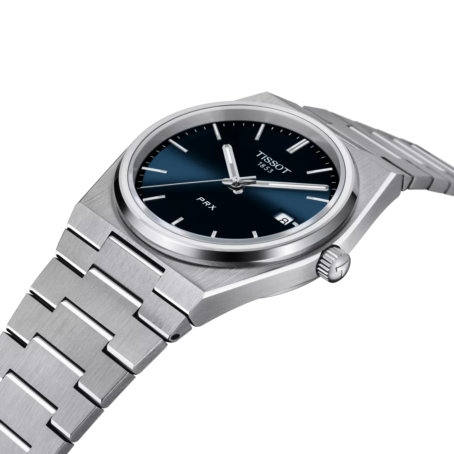 Tissot PRX 40mm Steel Blue Quartz Mens Watch
